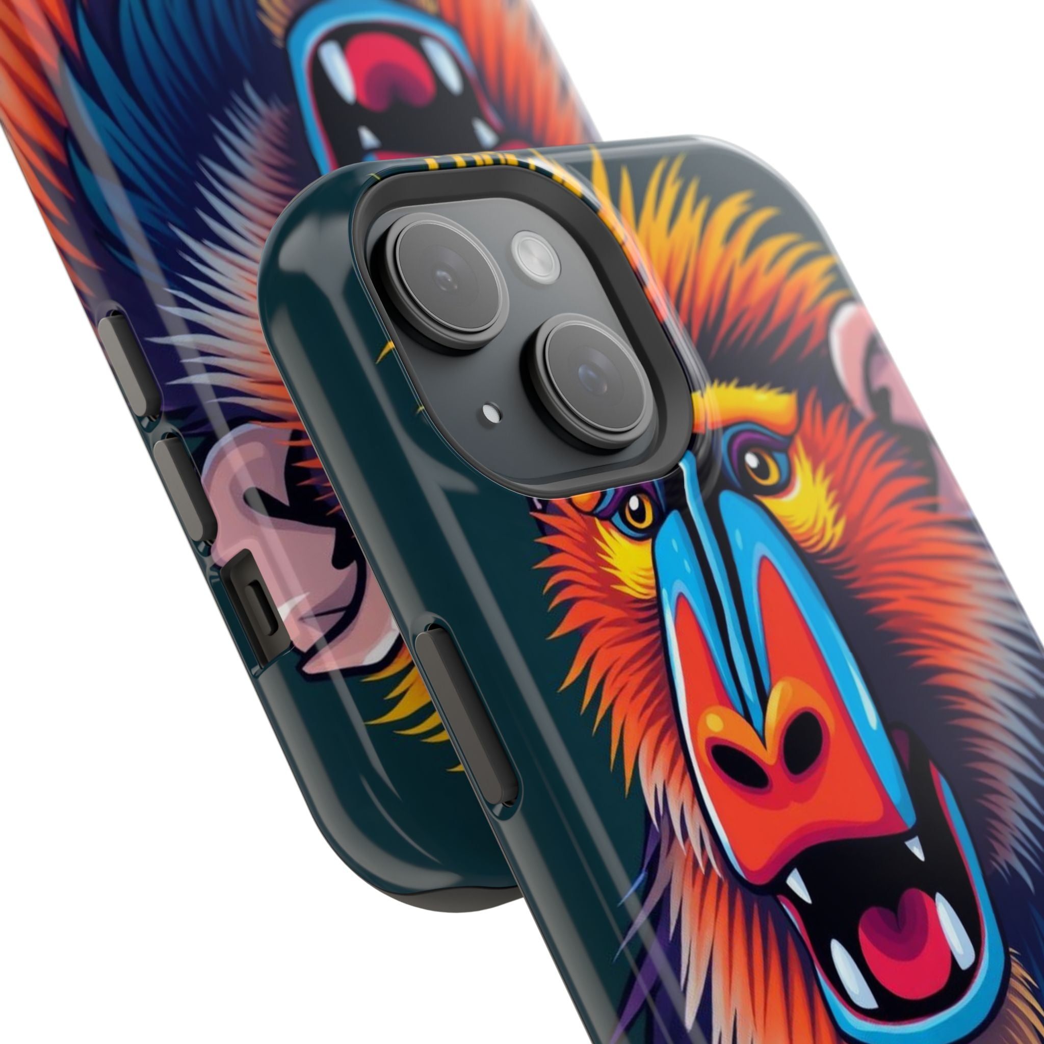 iPhone Mandrill Colorful Face Kids Fun iPhone Phone Case Gift Slim · iPhone Case