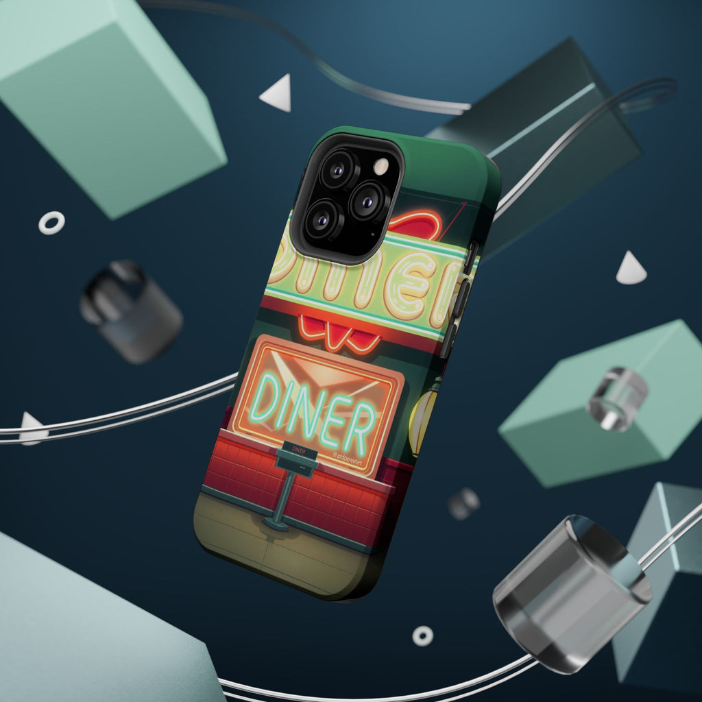 iPhone Neon Diner Sign Mystic Art Bold Modern Everyday Snap Case · iPhone Case