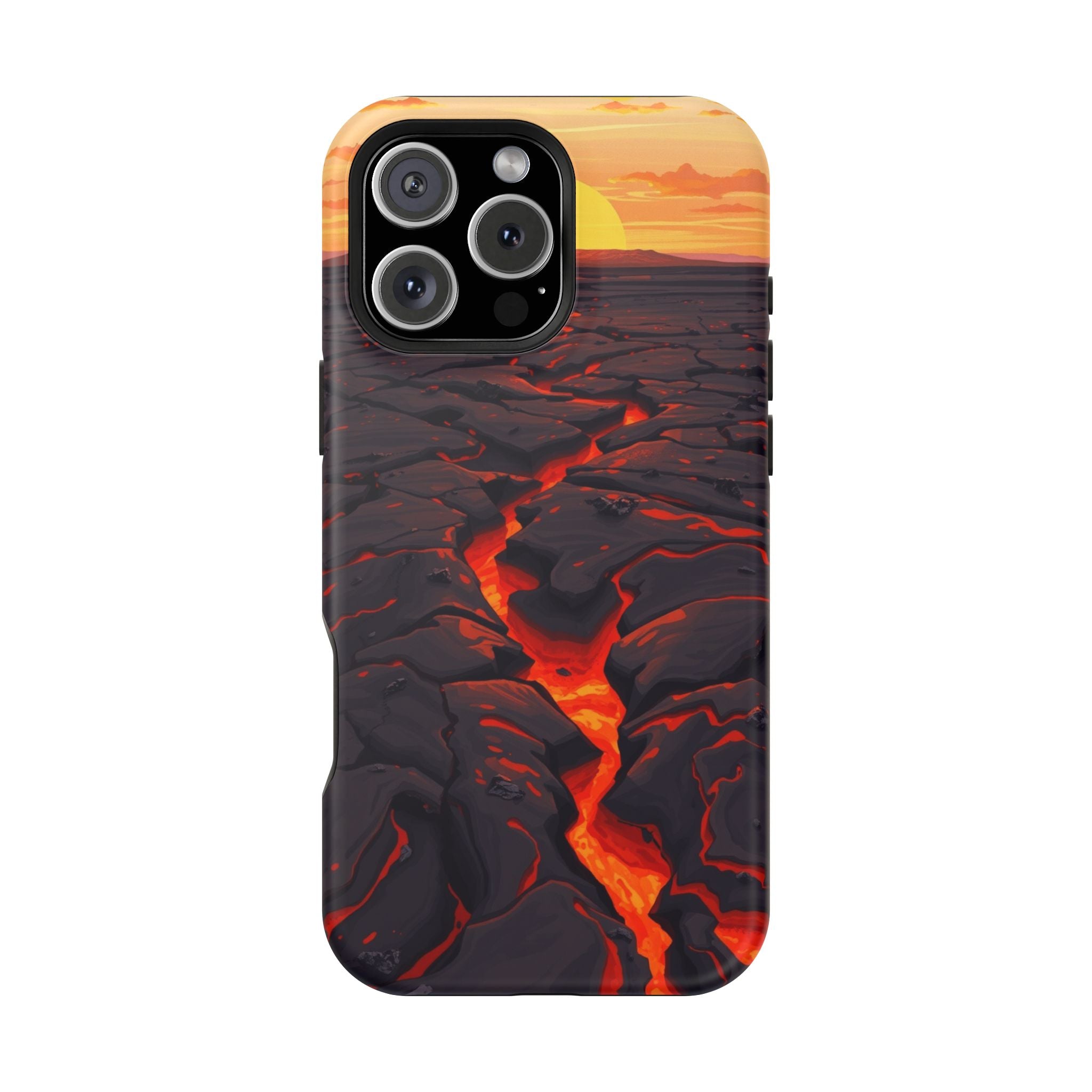 iPhone Lava Field Earthy Design Slim Everyday Designer Case · iPhone Case
