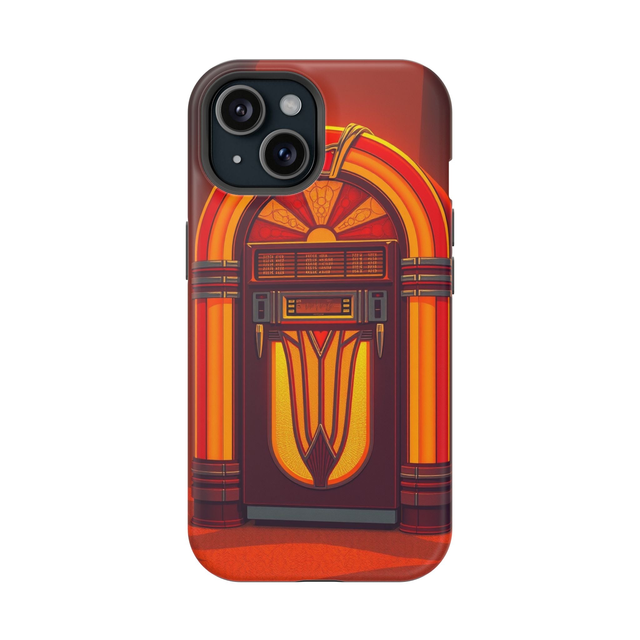 iPhone Jukebox Glow Pop Art Bold Bold Modern Everyday Snap Case · iPhone Case