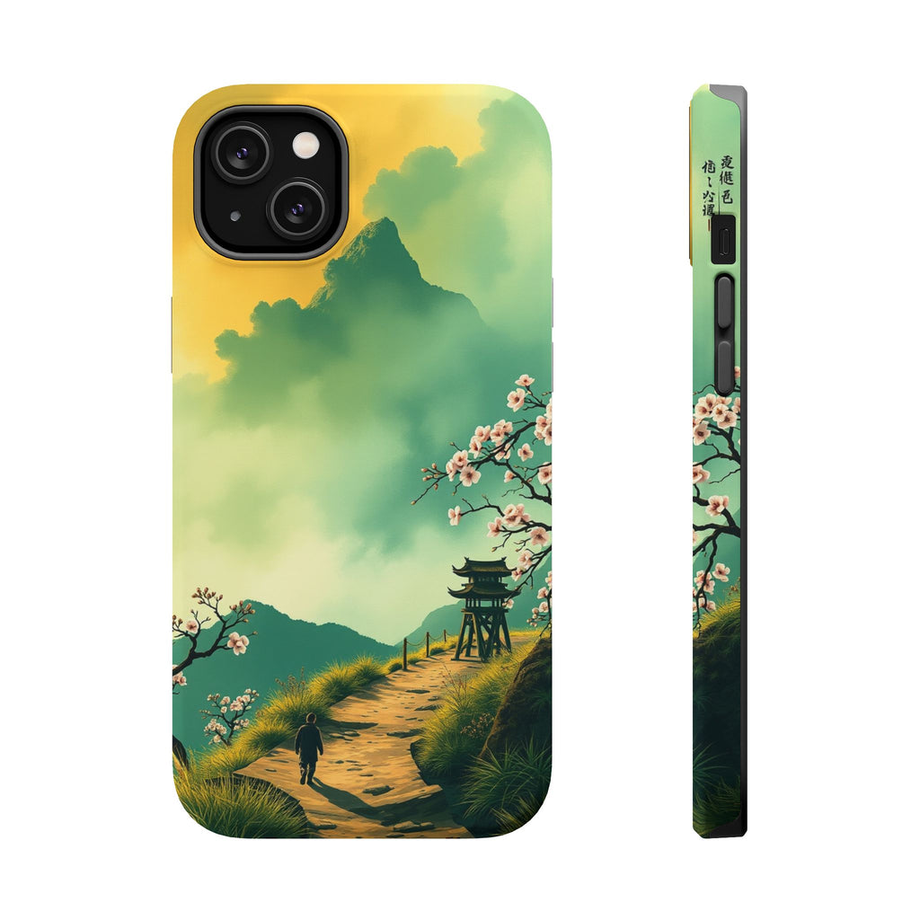 iPhone Blossom Trail Hand-Drawn Sketch Slim Everyday Designer Case · iPhone Case