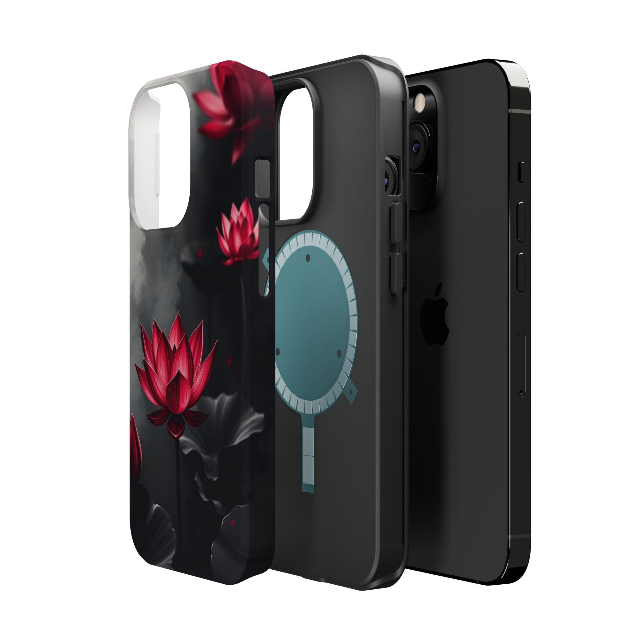 iPhone Lotus Pond Mystic Art 15 Slim Everyday Designer Case · iPhone Case