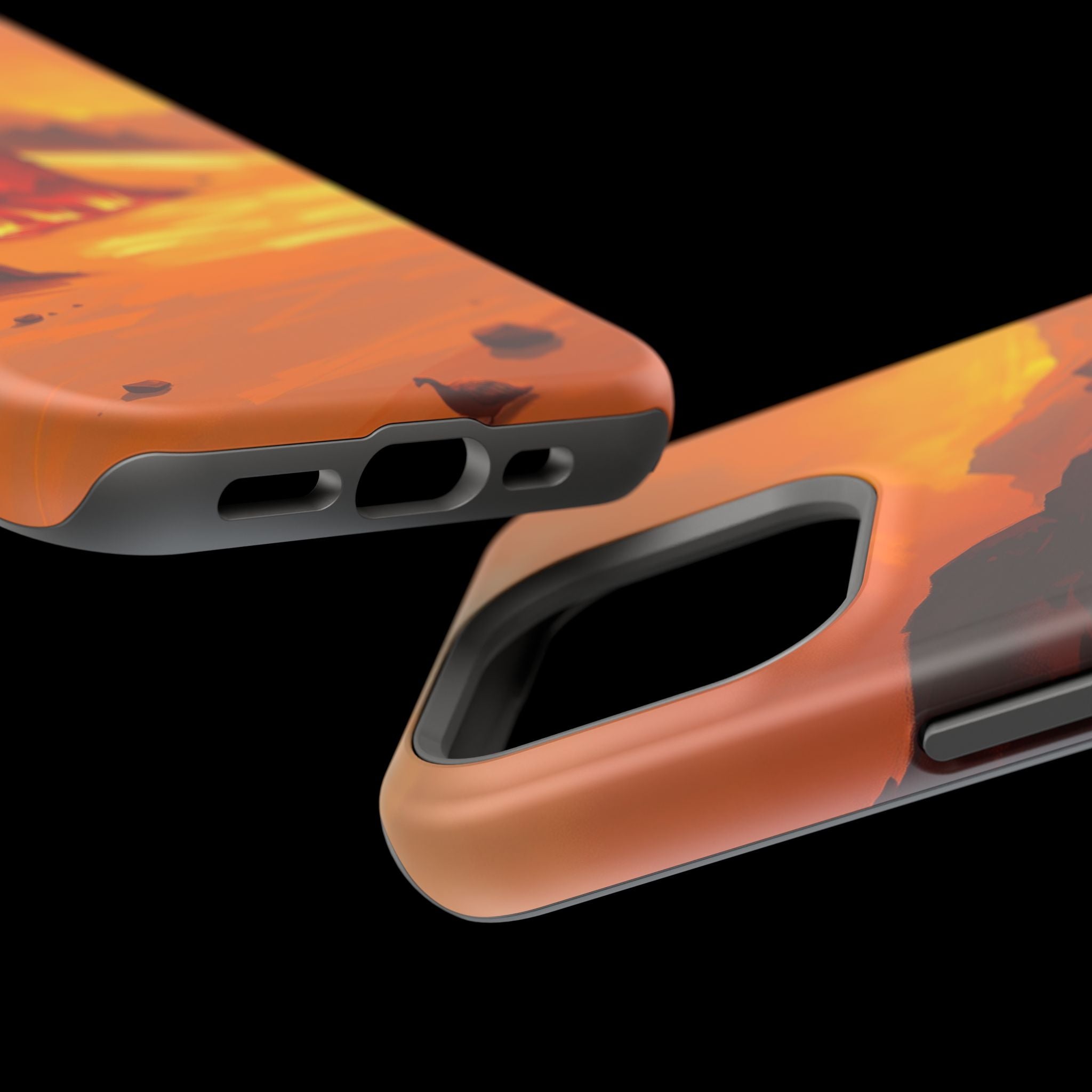iPhone Burnt Orange And Sand Wildfire Glow Slim iPhone Everyday · iPhone Case