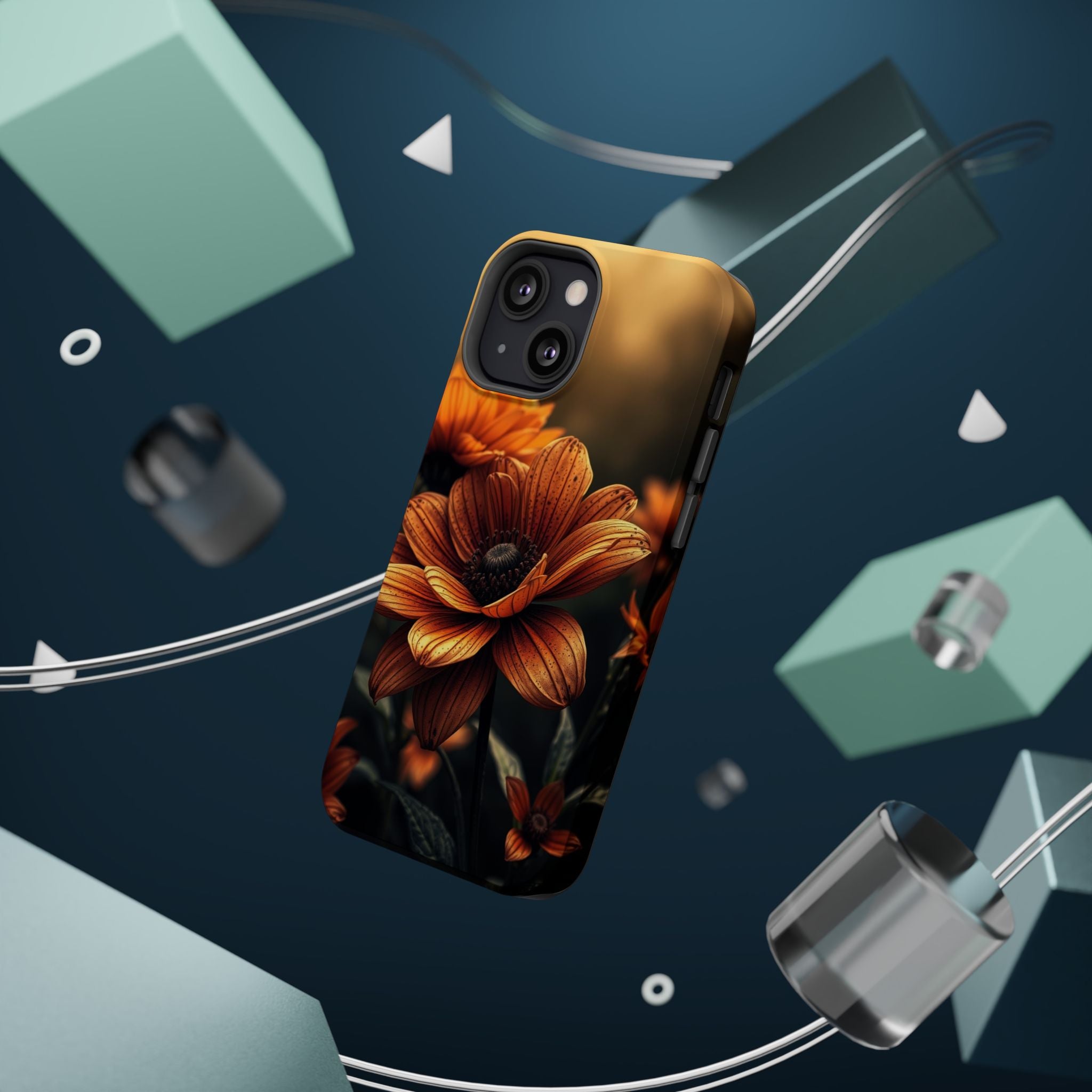iPhone Radiant Floral Ombre Design Bold Modern Everyday Snap Case · iPhone Case