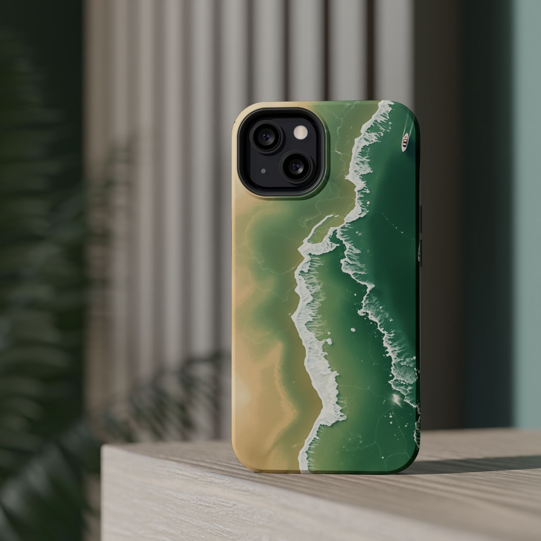 iPhone Shoreline Aerial Bold Art Bold Modern Everyday Snap Case · iPhone Case
