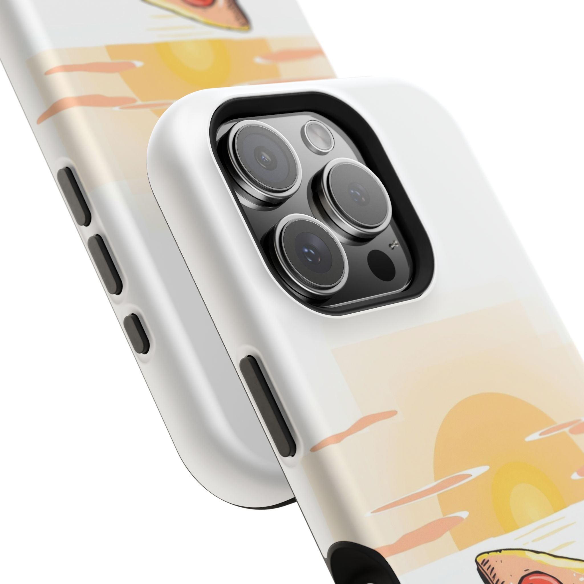 iPhone Earthy Pizza Slice Sunset Design Slim Everyday Designer Case · iPhone Cas