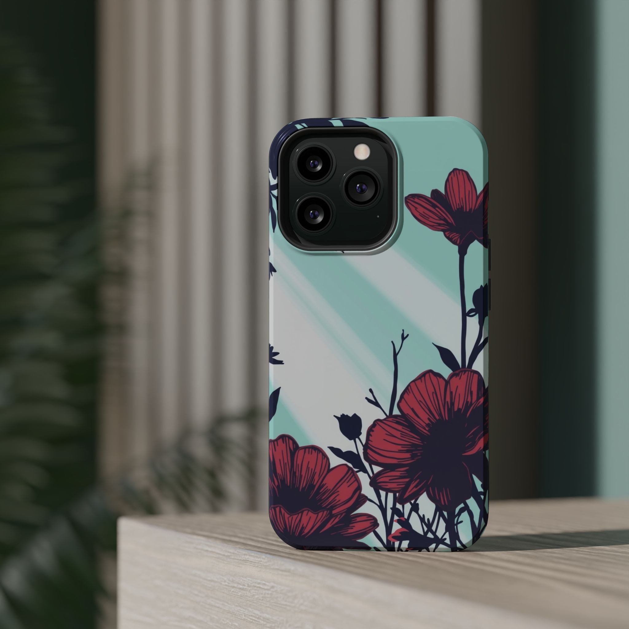 iPhone Floral Silhouette Cinematic Art Slim Everyday Designer Case · iPhone Case