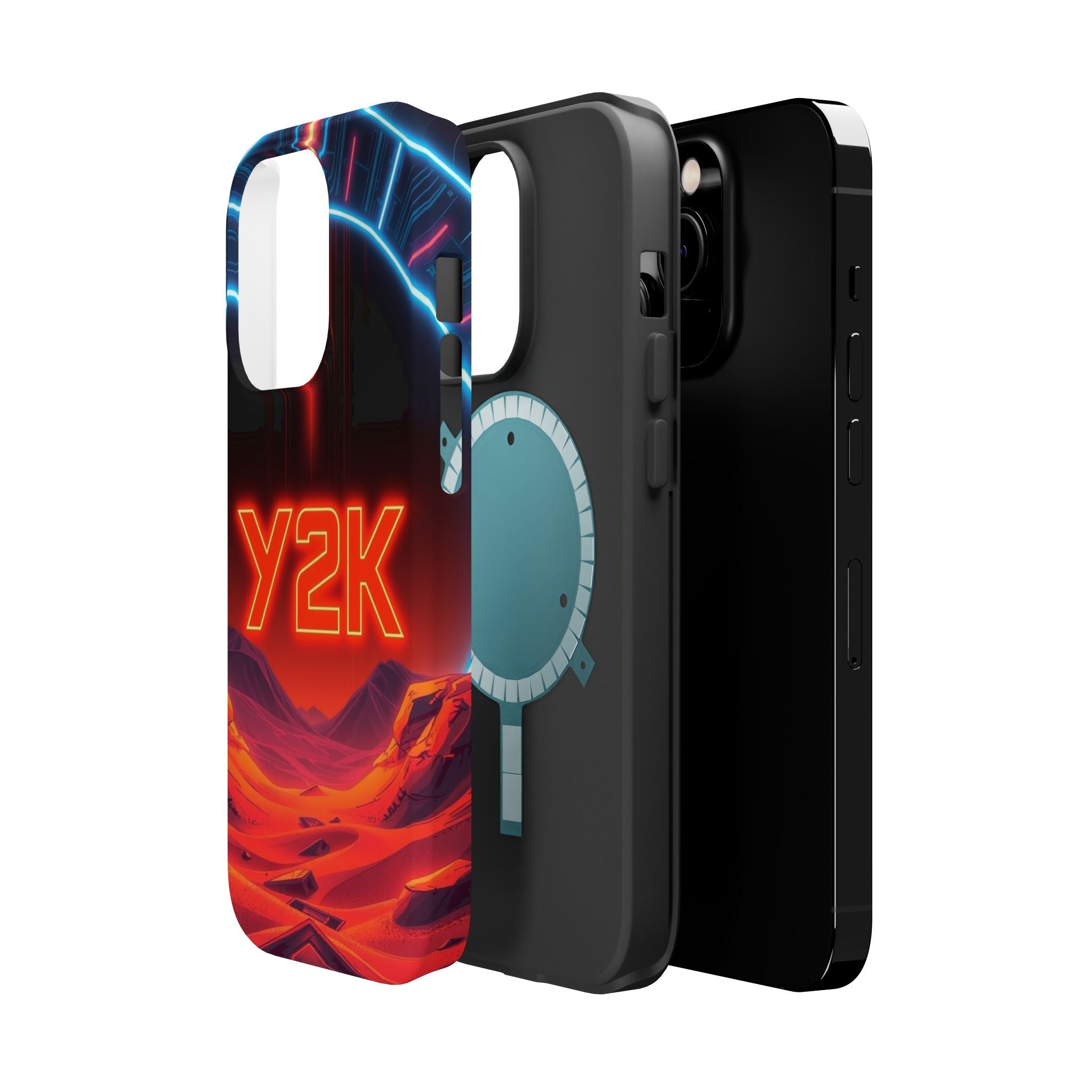 iPhone Y2K Holographic Enchanted Art Slim Everyday Designer Case · iPhone Case