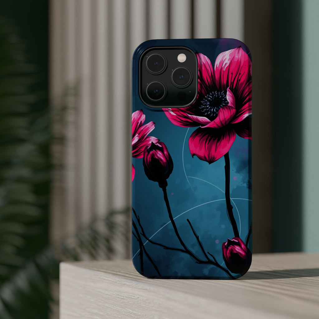 iPhone Floral Ink Wash Bold Art Slim Everyday Designer Case · iPhone Case
