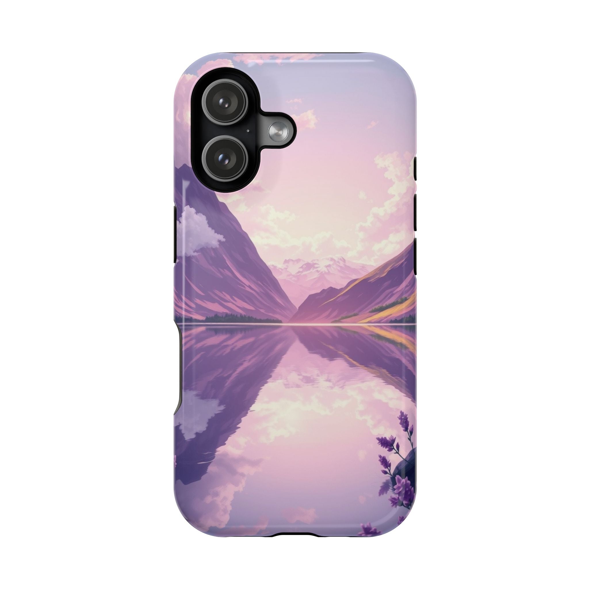 iPhone Lavender And Pearl Fjord Reflection Slim iPhone Everyday · iPhone Case