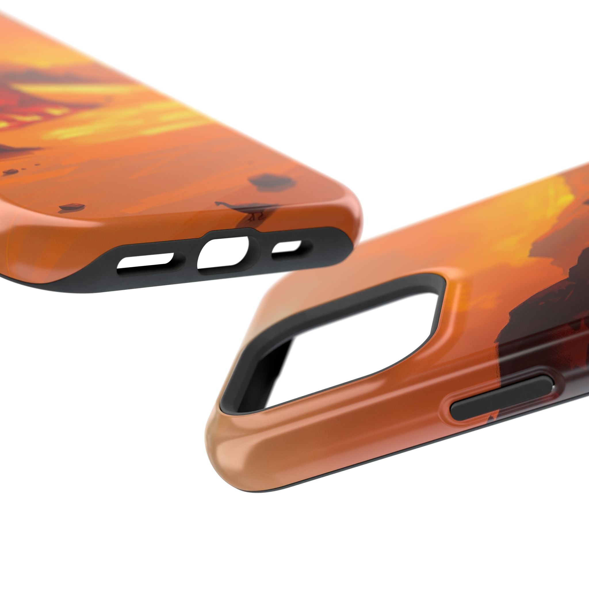 iPhone Burnt Orange And Sand Wildfire Glow Slim iPhone Everyday · iPhone Case