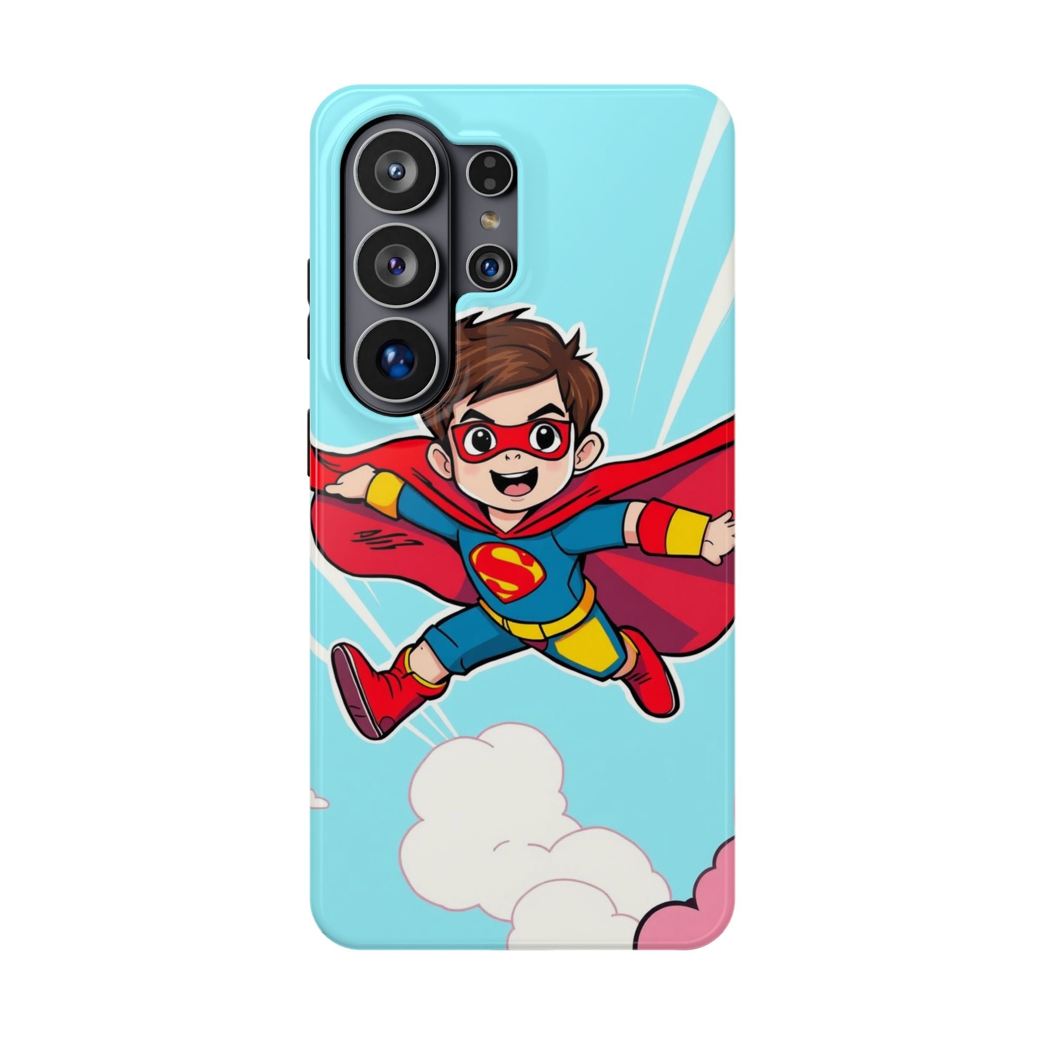 iPhone Kid Superhero Flying Kids Fun iPhone Phone Case Gift Slim · iPhone Case