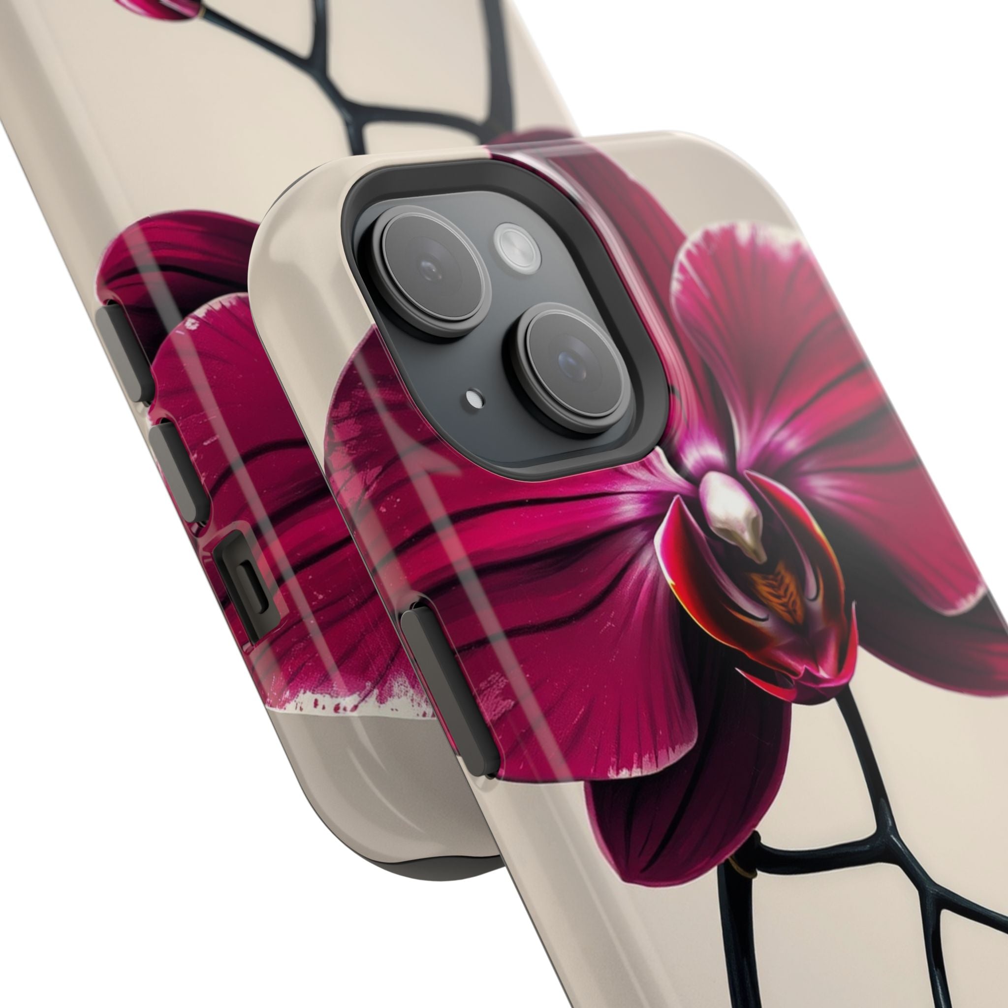 iPhone Orchid Study Enchanted Art Bold Modern Everyday Snap Case · iPhone Case