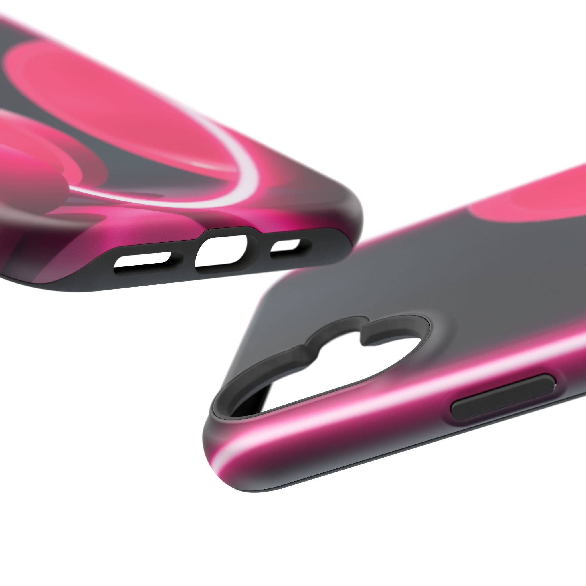 iPhone 1960s Mod Circles Neon Cyberpunk Slim Everyday Designer Case · iPhone Cas