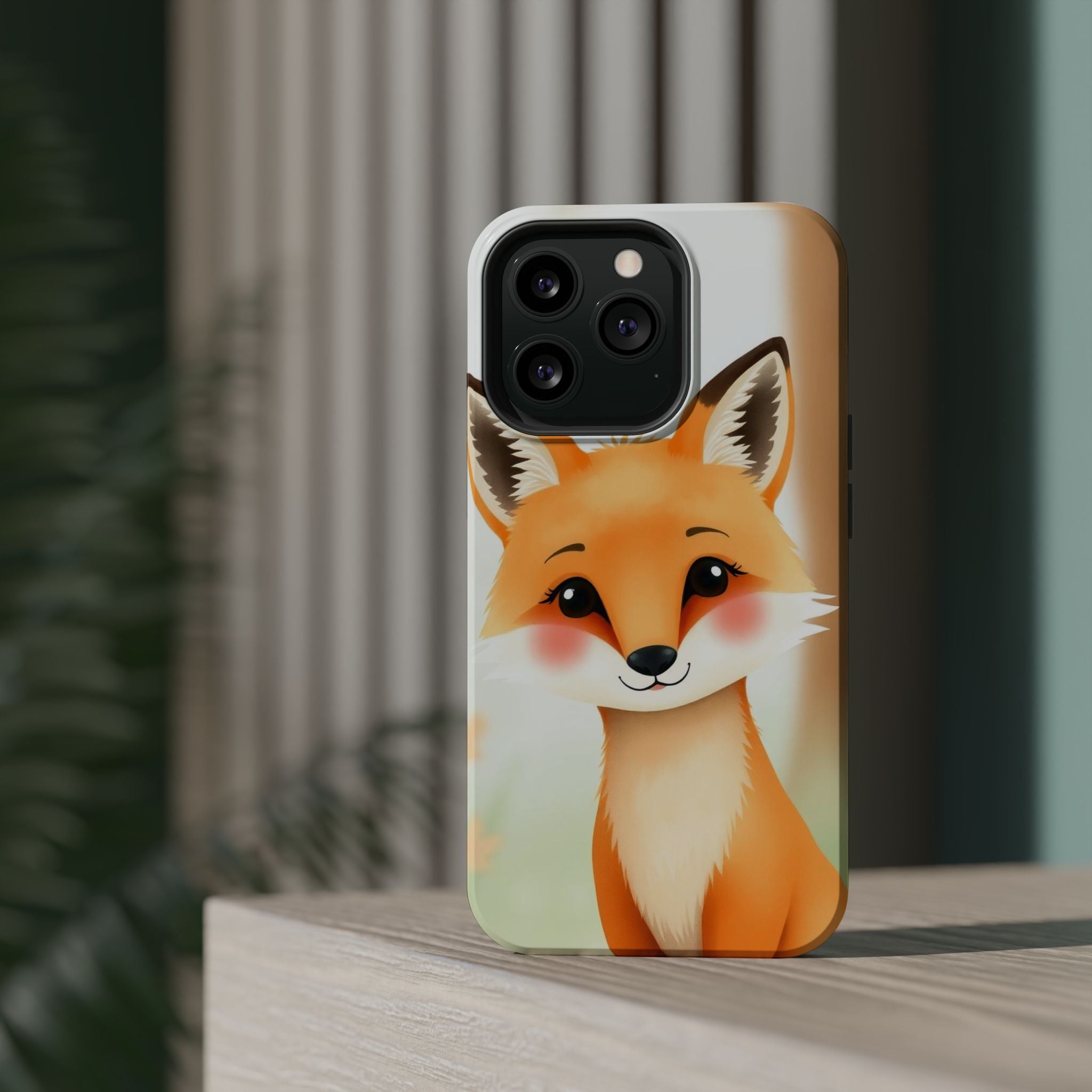 iPhone Watercolor Fox Portrait Kids Fun iPhone Phone Case Gift Slim · iPhone Cas