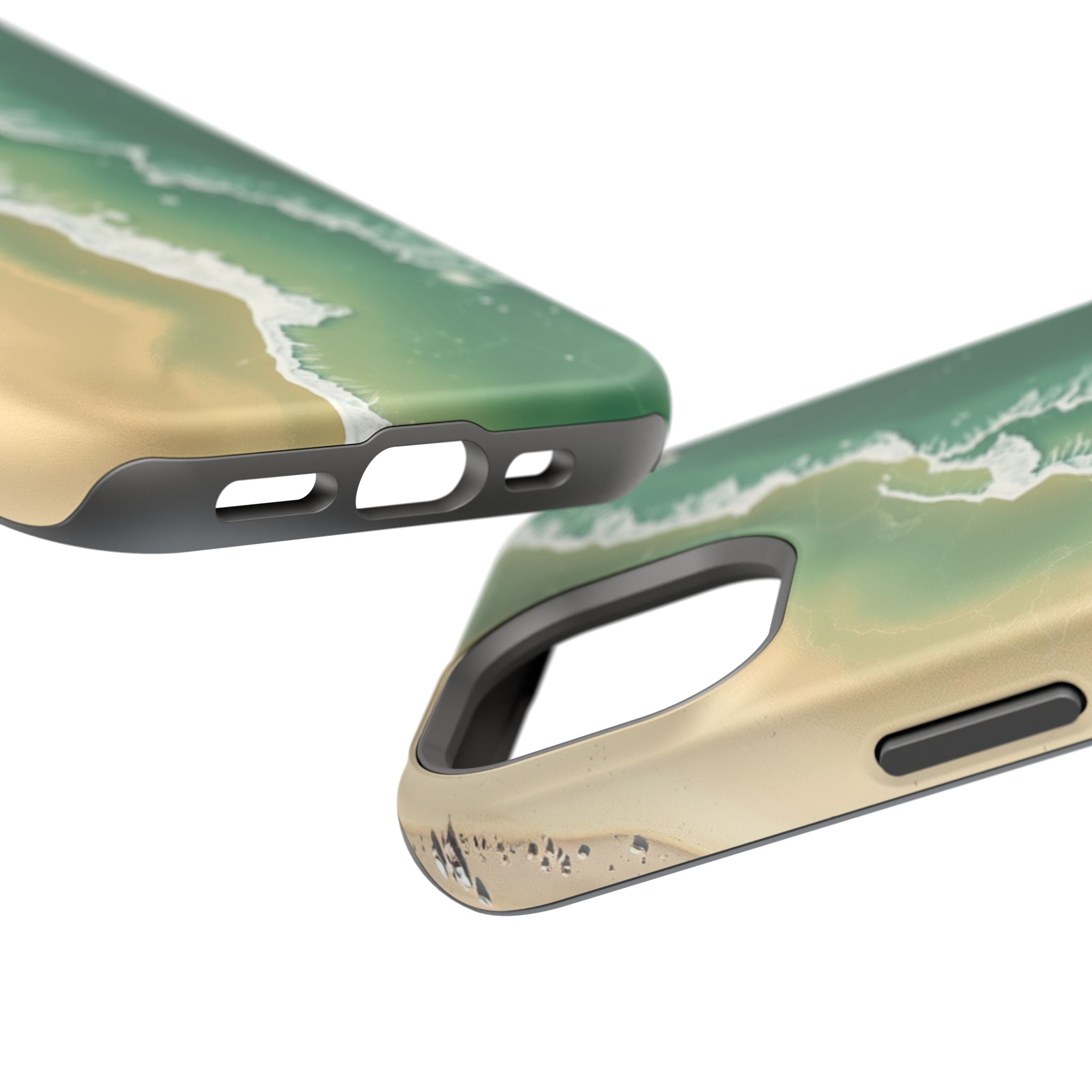 iPhone Shoreline Aerial Bold Art Bold Modern Everyday Snap Case · iPhone Case