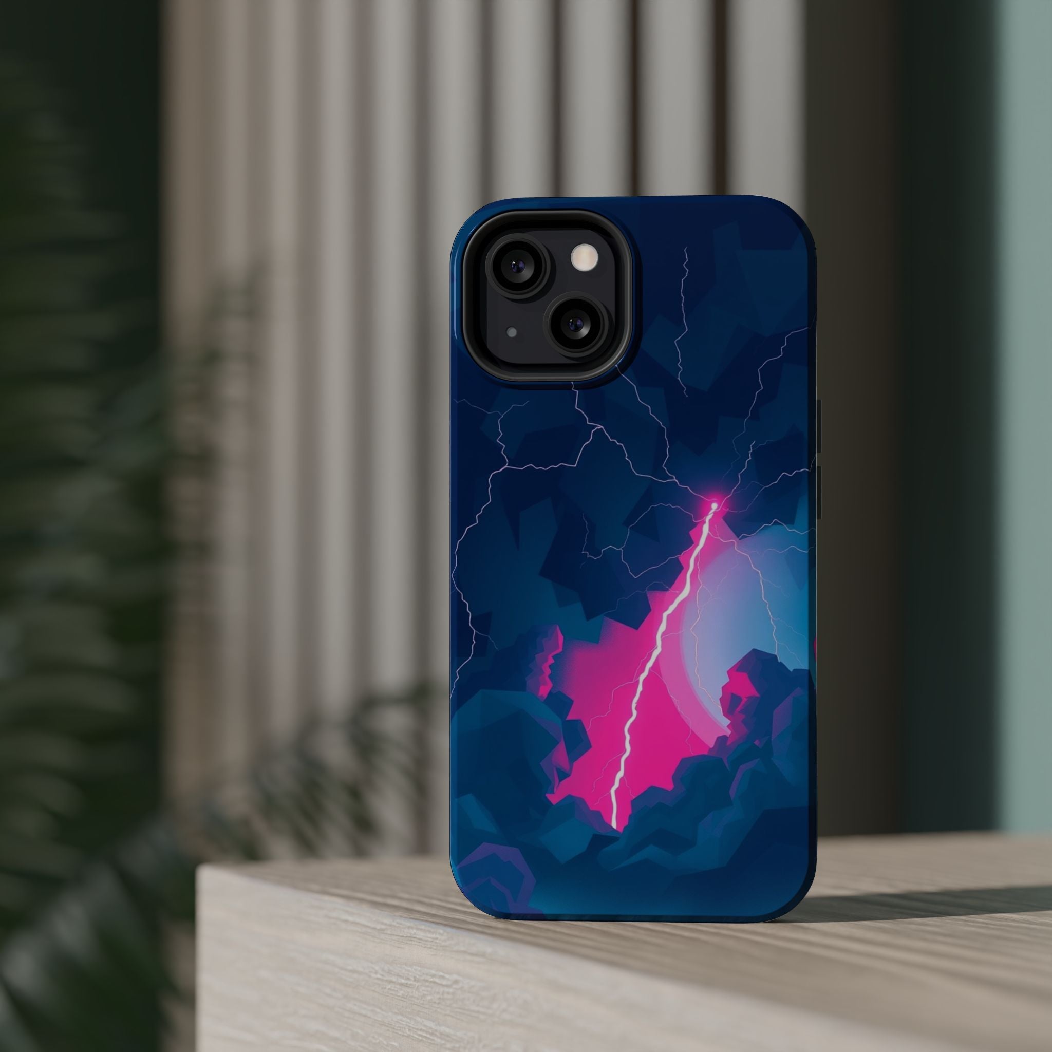 iPhone Thunderstorm Sky Abstract Geometric Slim iPhone Everyday · iPhone Case