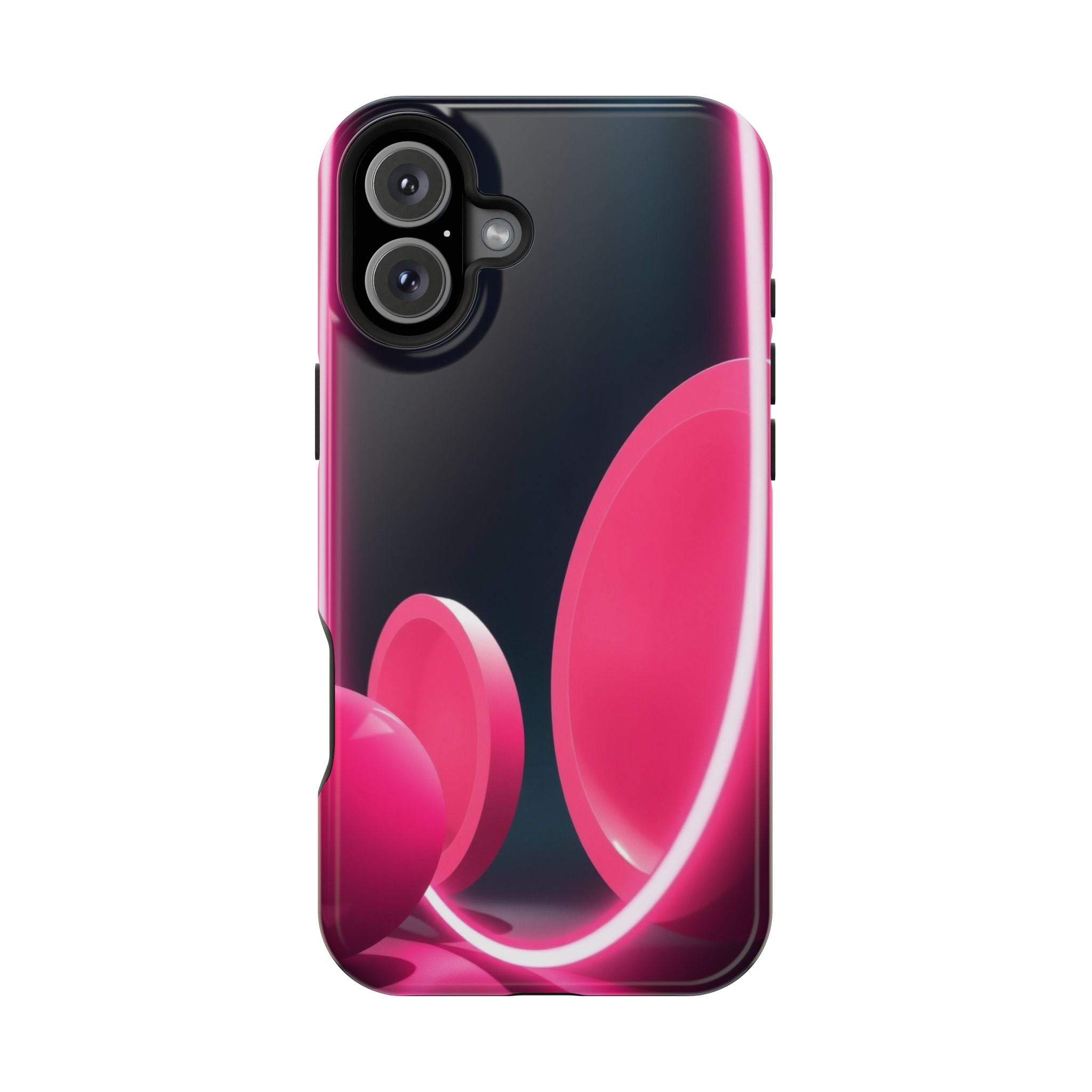 iPhone 1960s Mod Circles Neon Cyberpunk Slim Everyday Designer Case · iPhone Cas