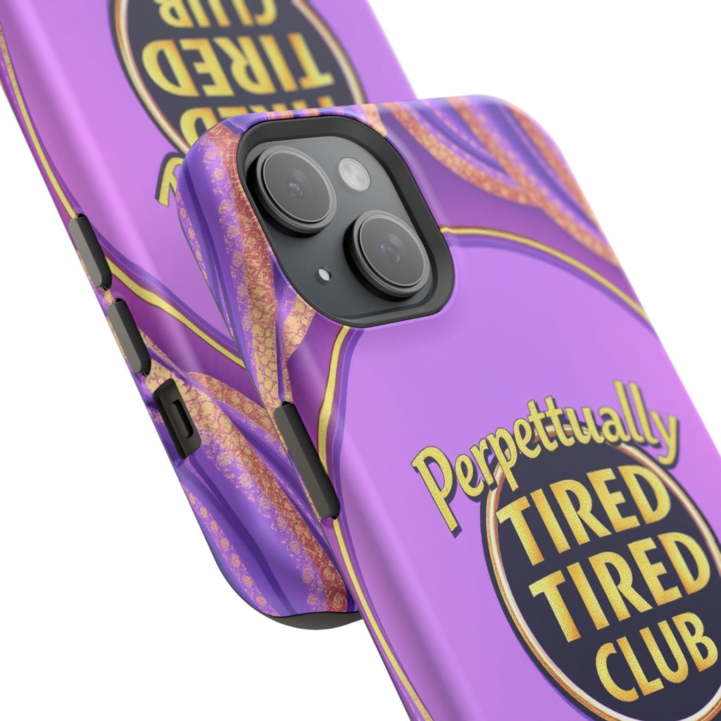 iPhone Perpetually Tired Club Bold Art Slim Everyday Designer Case · iPhone Case