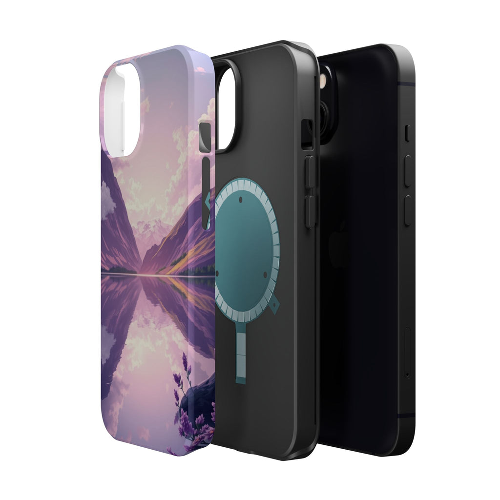 iPhone Lavender And Pearl Fjord Reflection Slim iPhone Everyday · iPhone Case