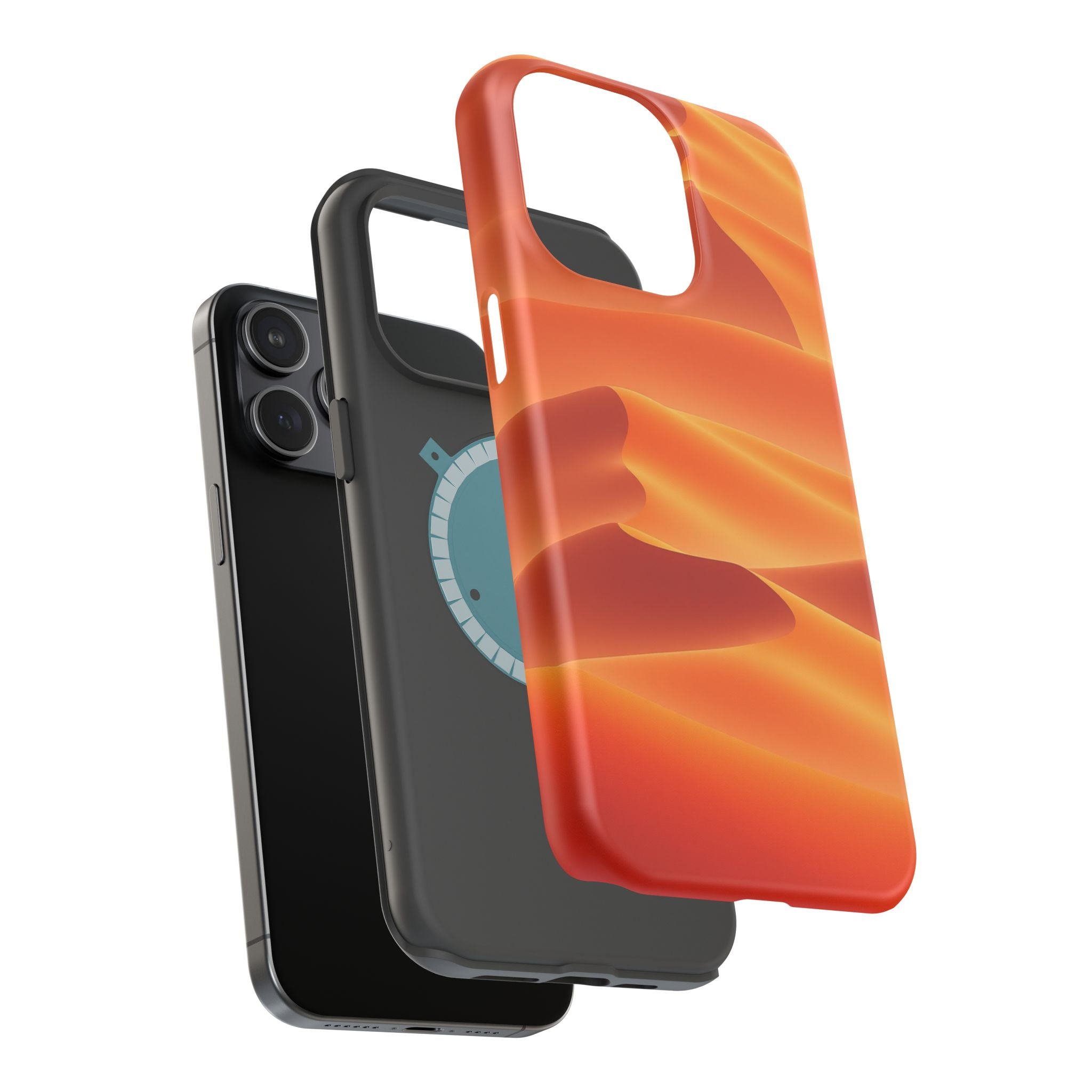 iPhone Rolling Hills Electric Art Bold Modern Everyday Snap Case · iPhone Case