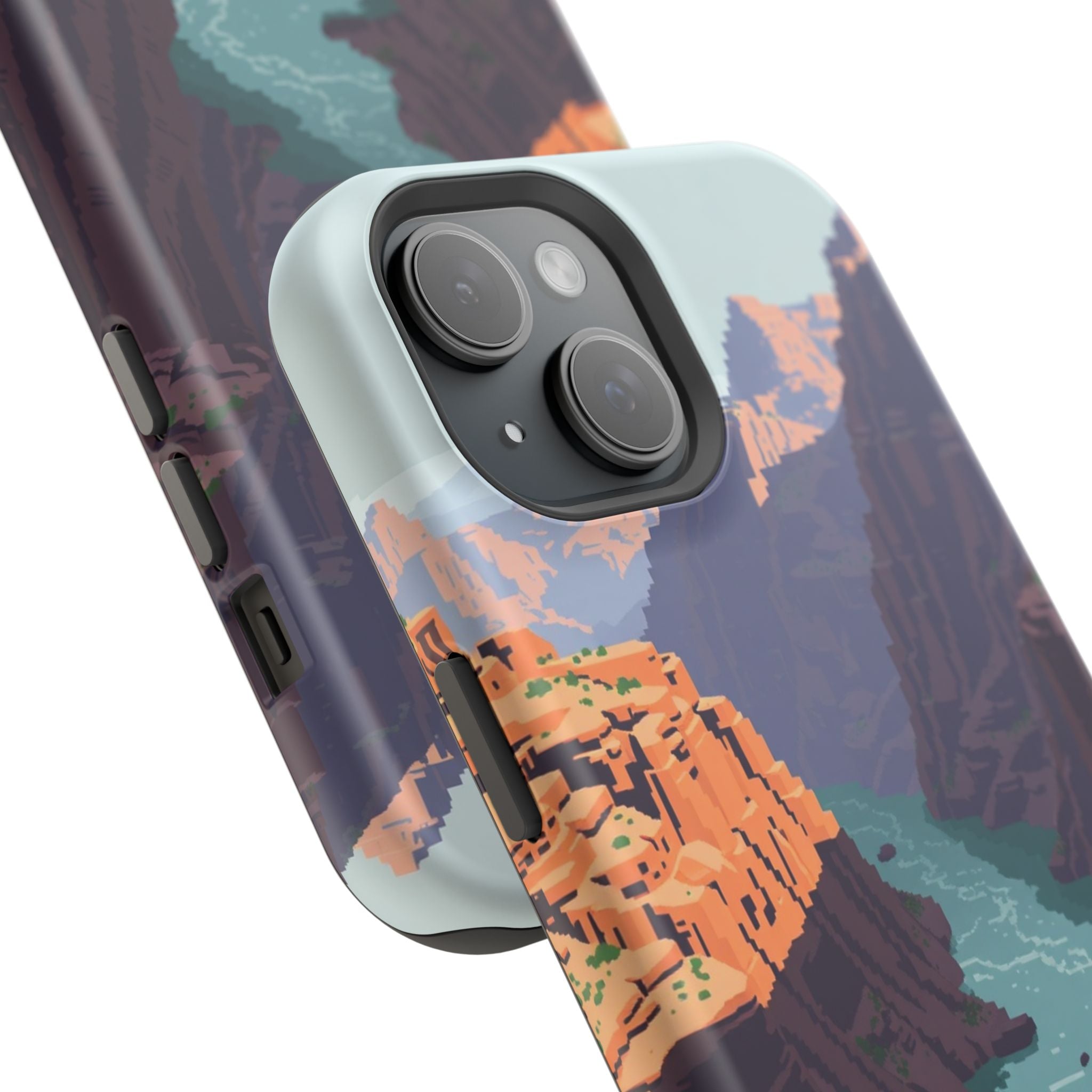 iPhone Charcoal And Copper River Canyon Slim Everyday iPhone 13 · iPhone Case