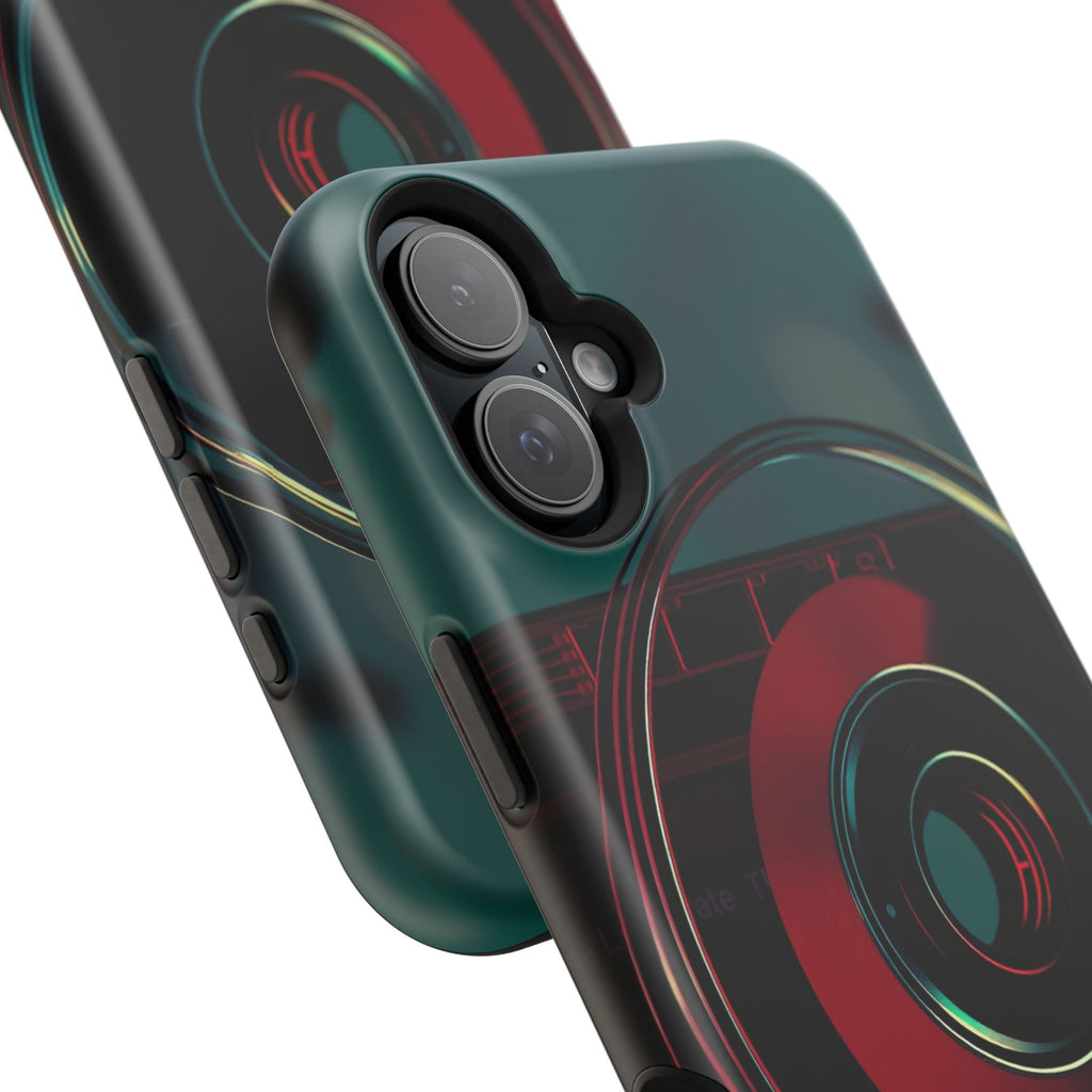 iPhone Vibrant Cassette Tape Rewind Design Slim Everyday Designer Case · iPhone