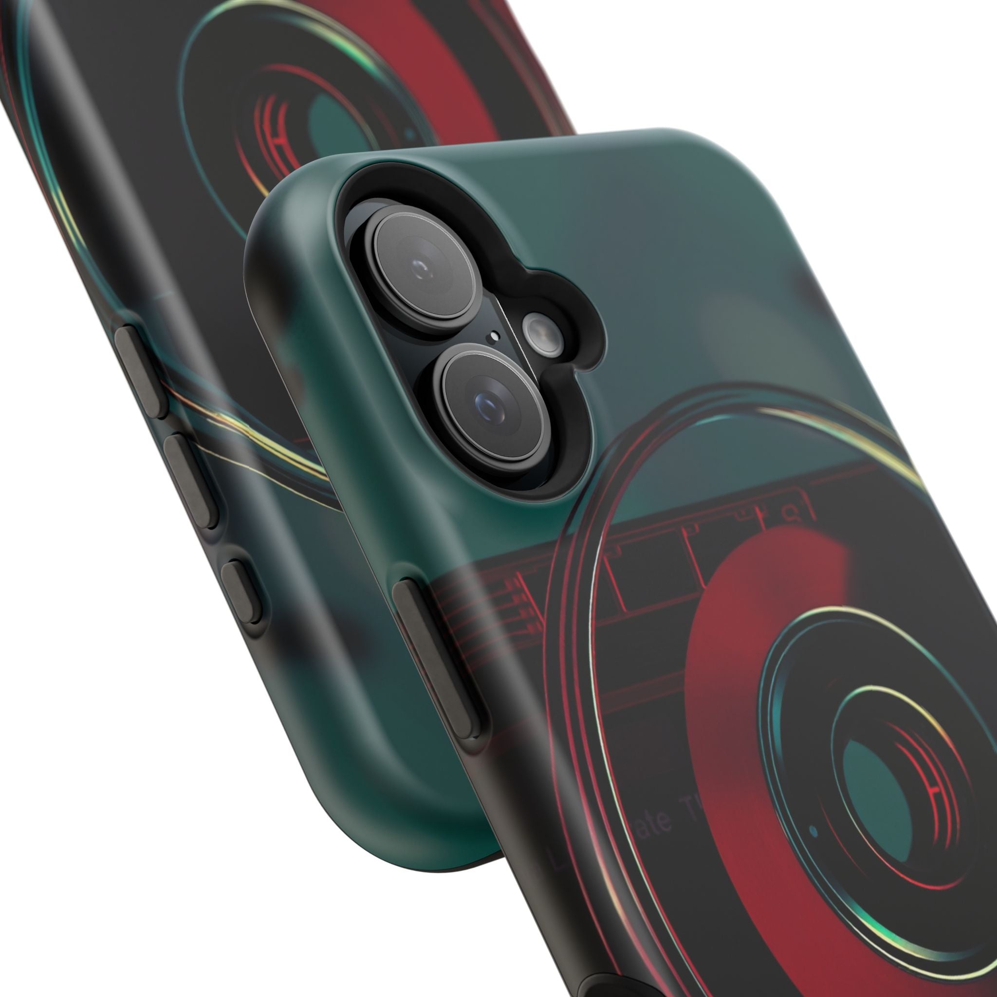 iPhone Vibrant Cassette Tape Rewind Design Slim Everyday Designer Case · iPhone