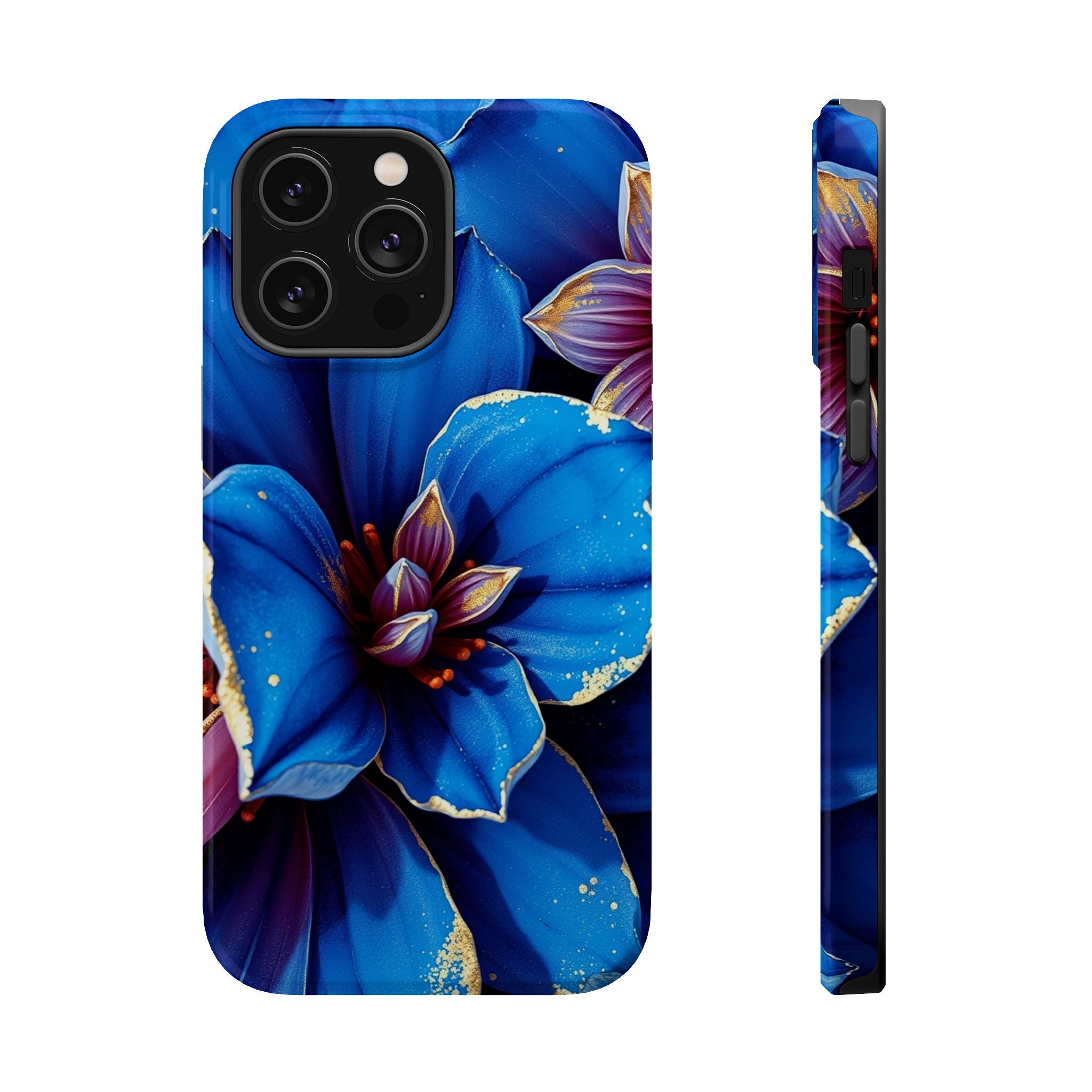 iPhone Floral Gold Foil Serene Design Slim Snap Case Ga · iPhone Case