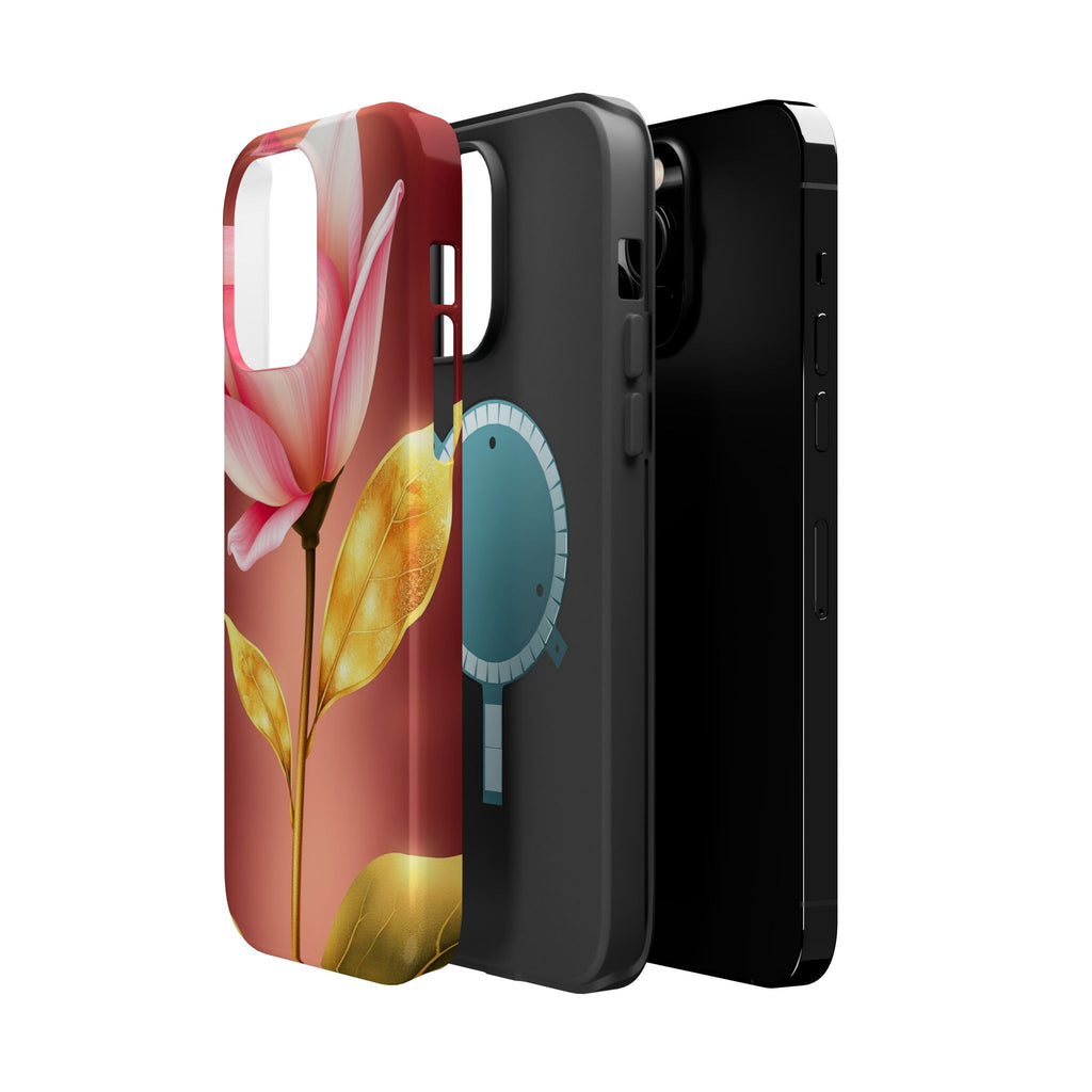 iPhone Dreamy Bloom and Leaf Design 14 Slim Everyday Designer Case · iPhone Case