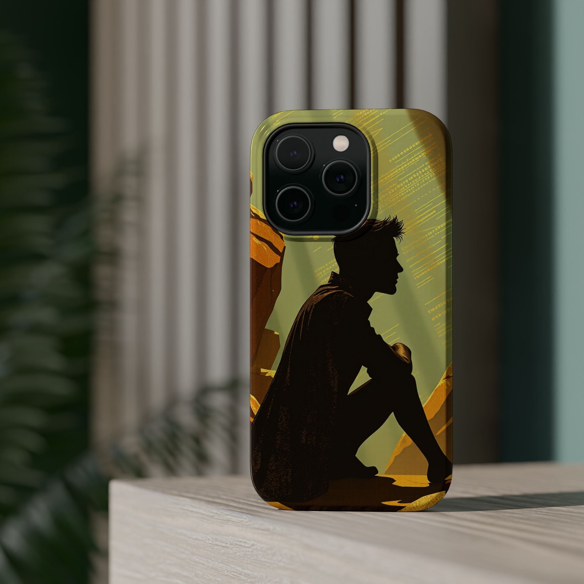 iPhone Mustard And Rust Overthinking Again Slim Everyday Designer Case · iPhone