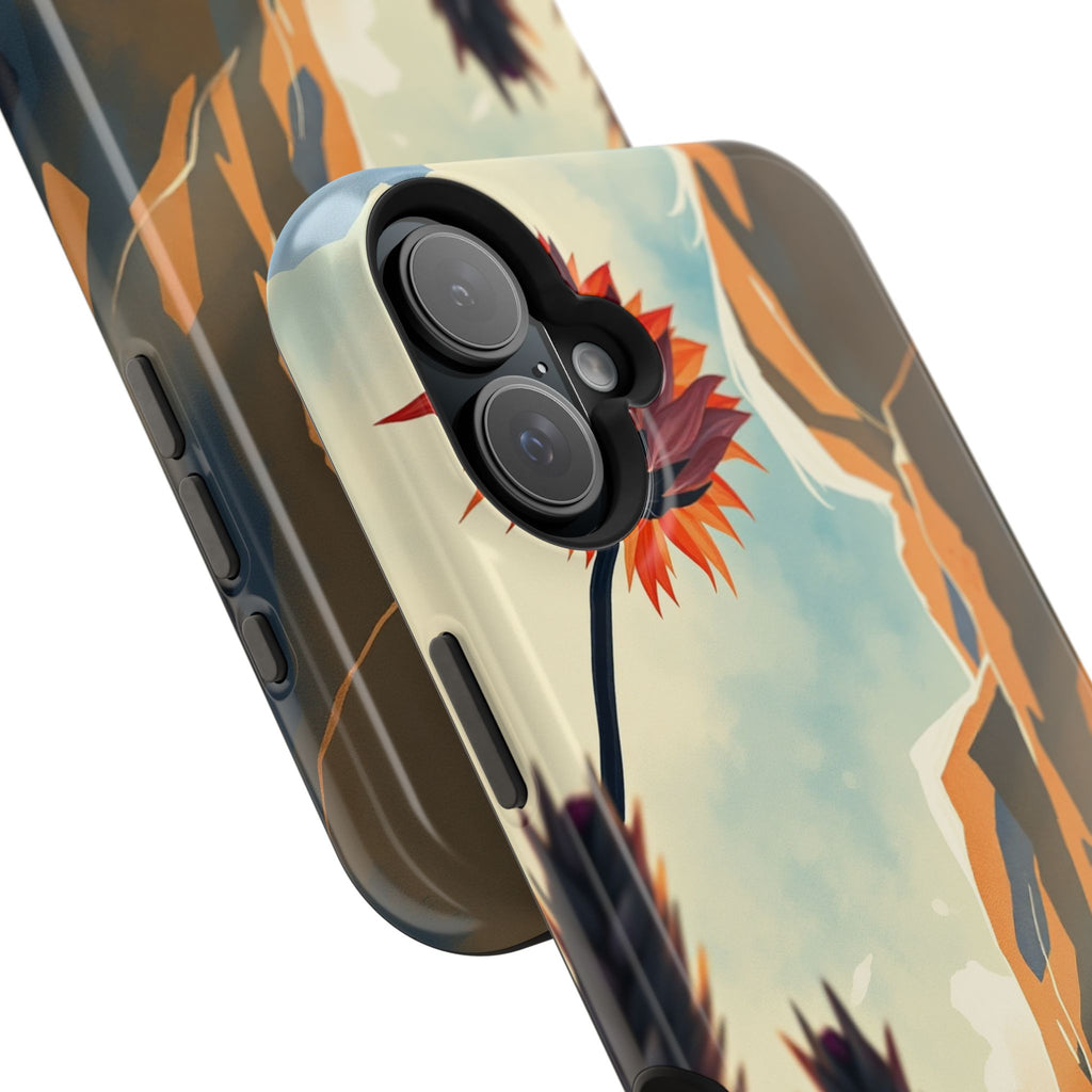 iPhone Bud Burst Vibrant Watercolor Artistic Everyday Cas Slim Snap Case · iPhon