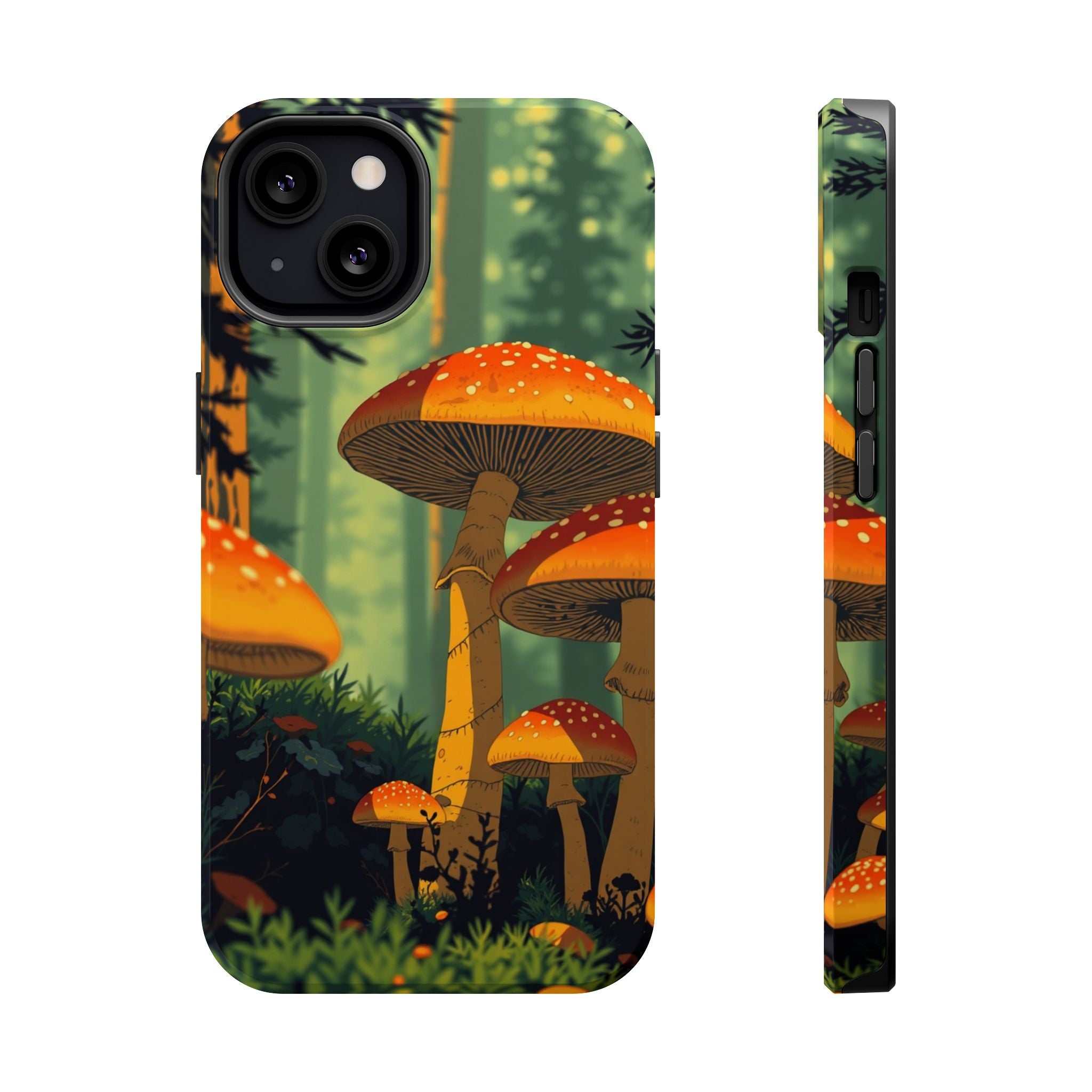 iPhone Earthy Mushroom Forest Design Slim Everyday iPhone 19 Designer · iPhone C