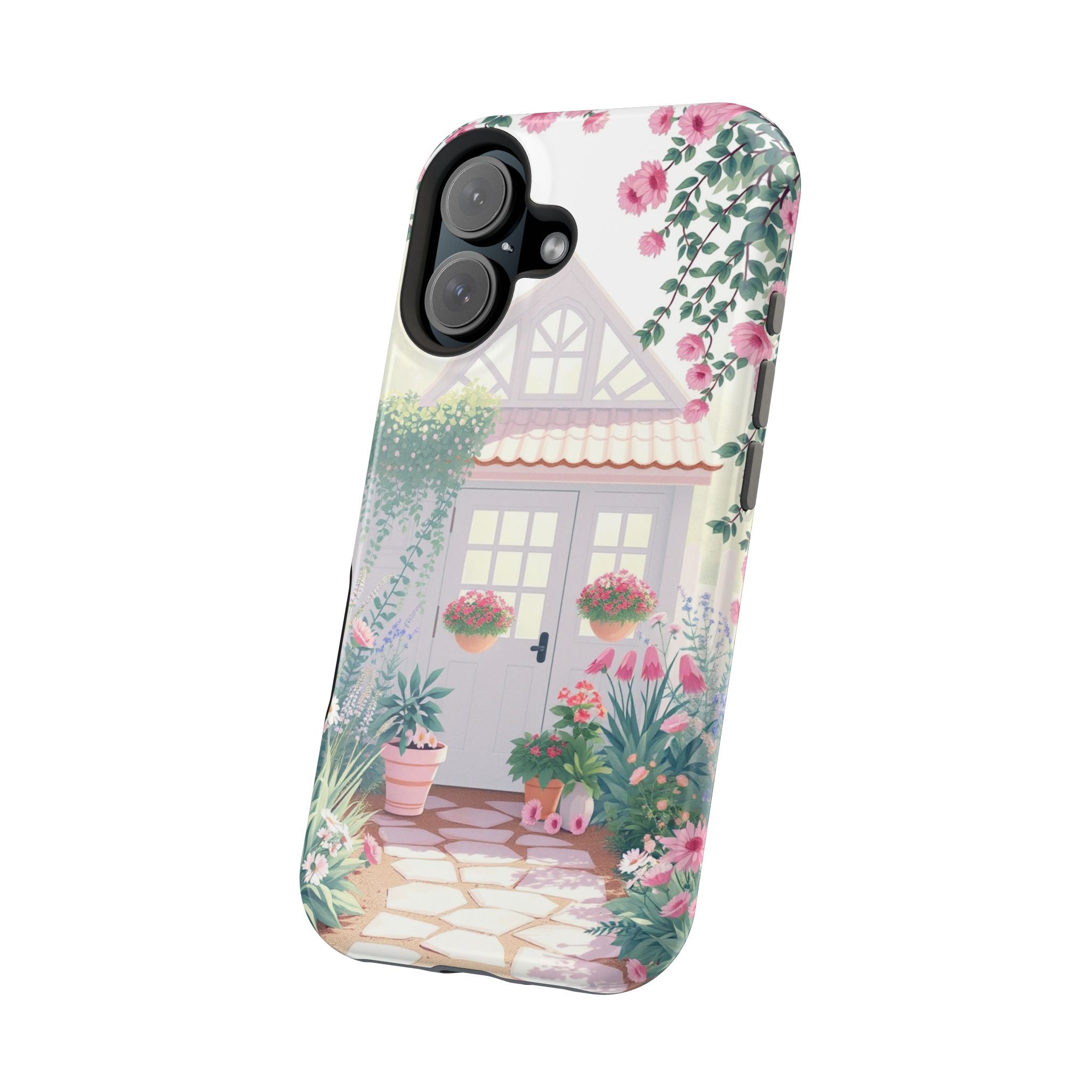 iPhone Cottage Garden Pastel Kawaii Slim Everyday Designer Case · iPhone Case