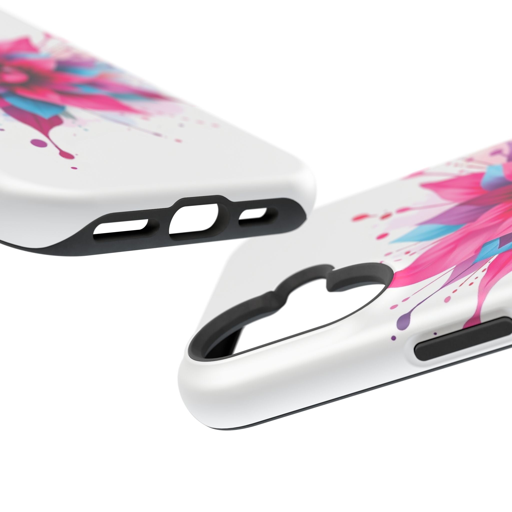 iPhone Floral Watercolor Splash Electric Art Slim iPhone Everyday · iPhone Case