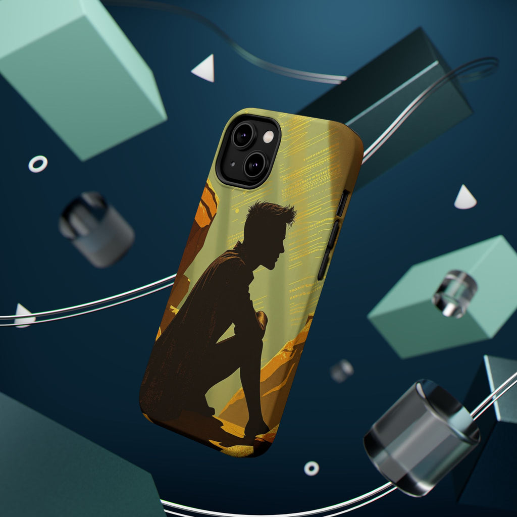 iPhone Mustard And Rust Overthinking Again Slim Everyday Designer Case · iPhone
