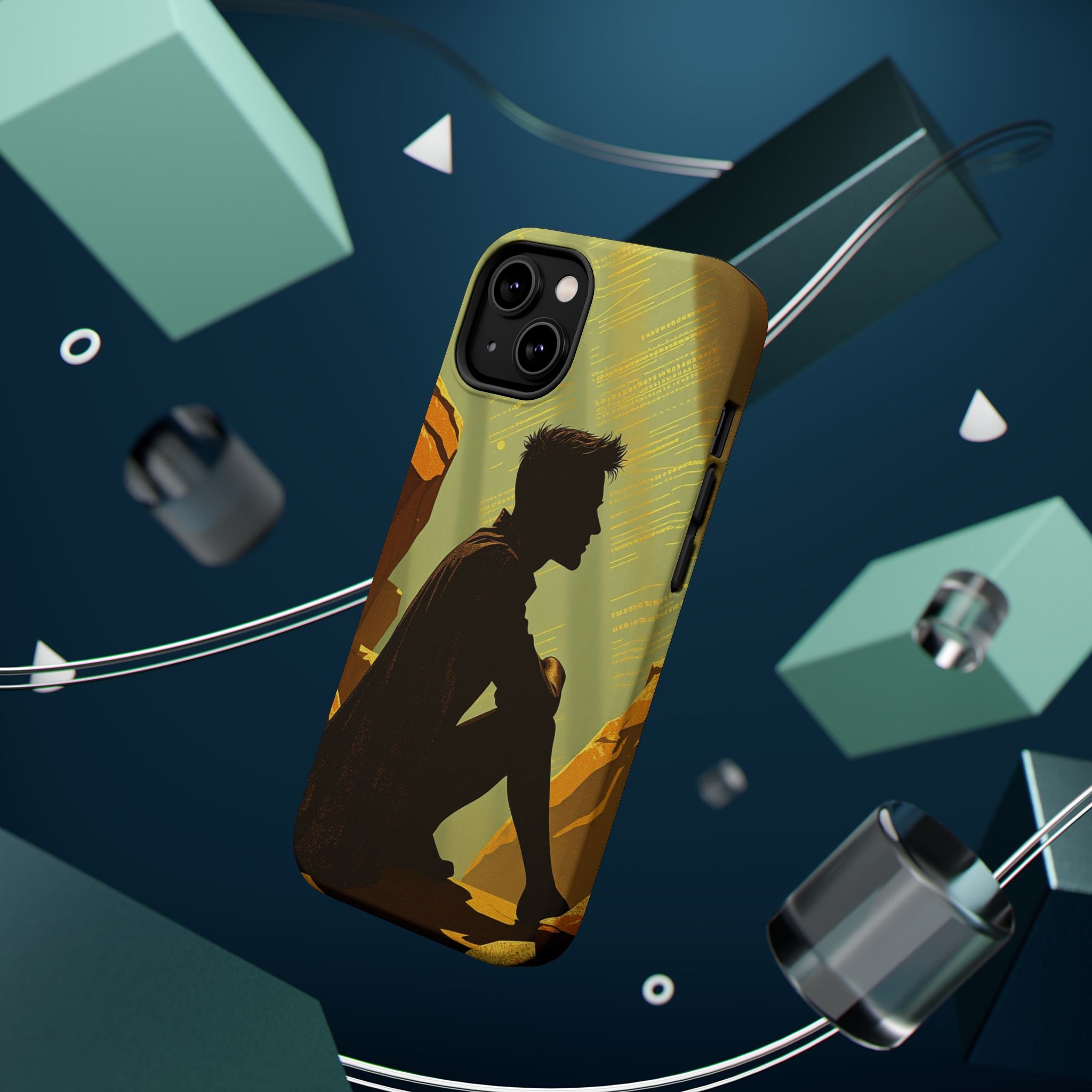 iPhone Mustard And Rust Overthinking Again Slim Everyday Designer Case · iPhone
