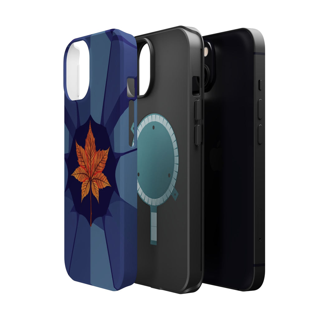 iPhone Autumn Maple Abstract Geometric Slim Everyday Designer Case · iPhone Case