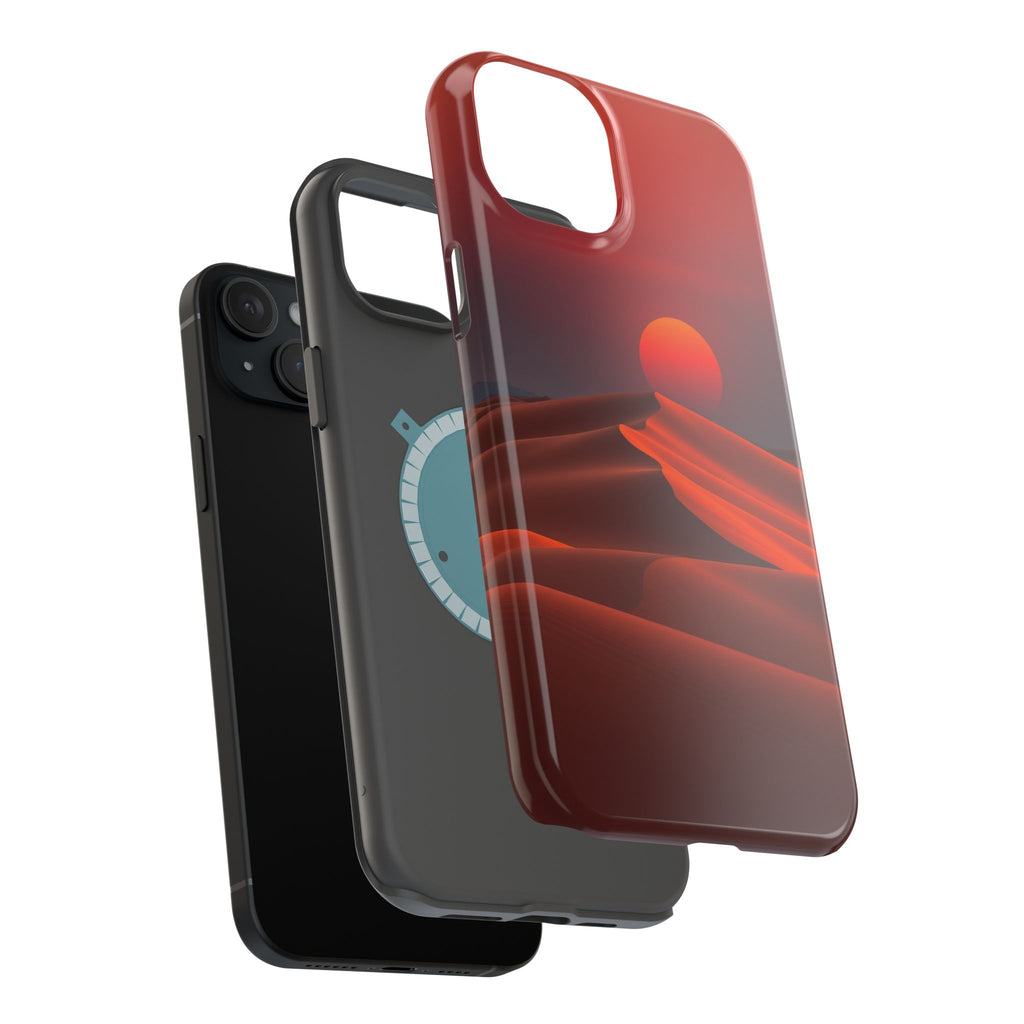 iPhone Sand Dunes at Dusk Electric Art Slim Everyday Designer Case · iPhone Case