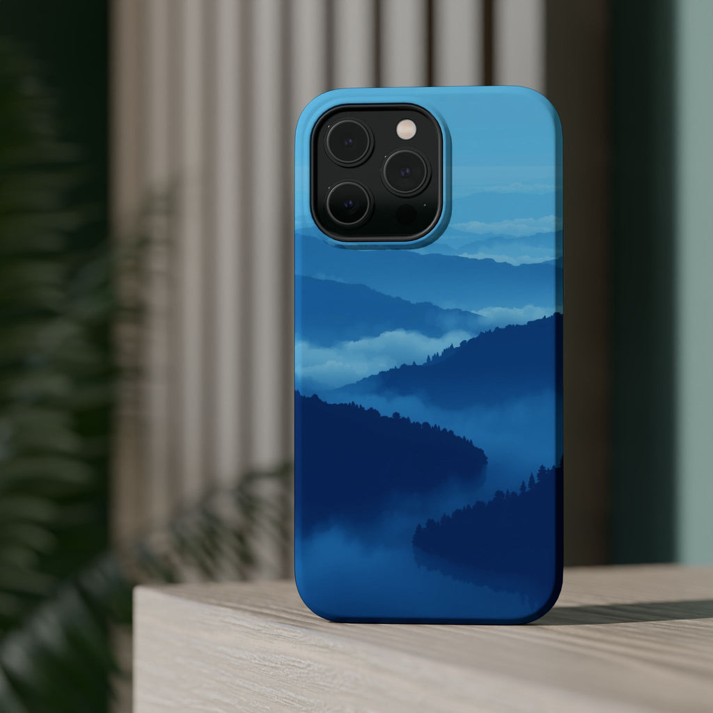 iPhone Fog Rolling Over Hills Pixel Art -Bit Slim iPhone Everyday · iPhone Case