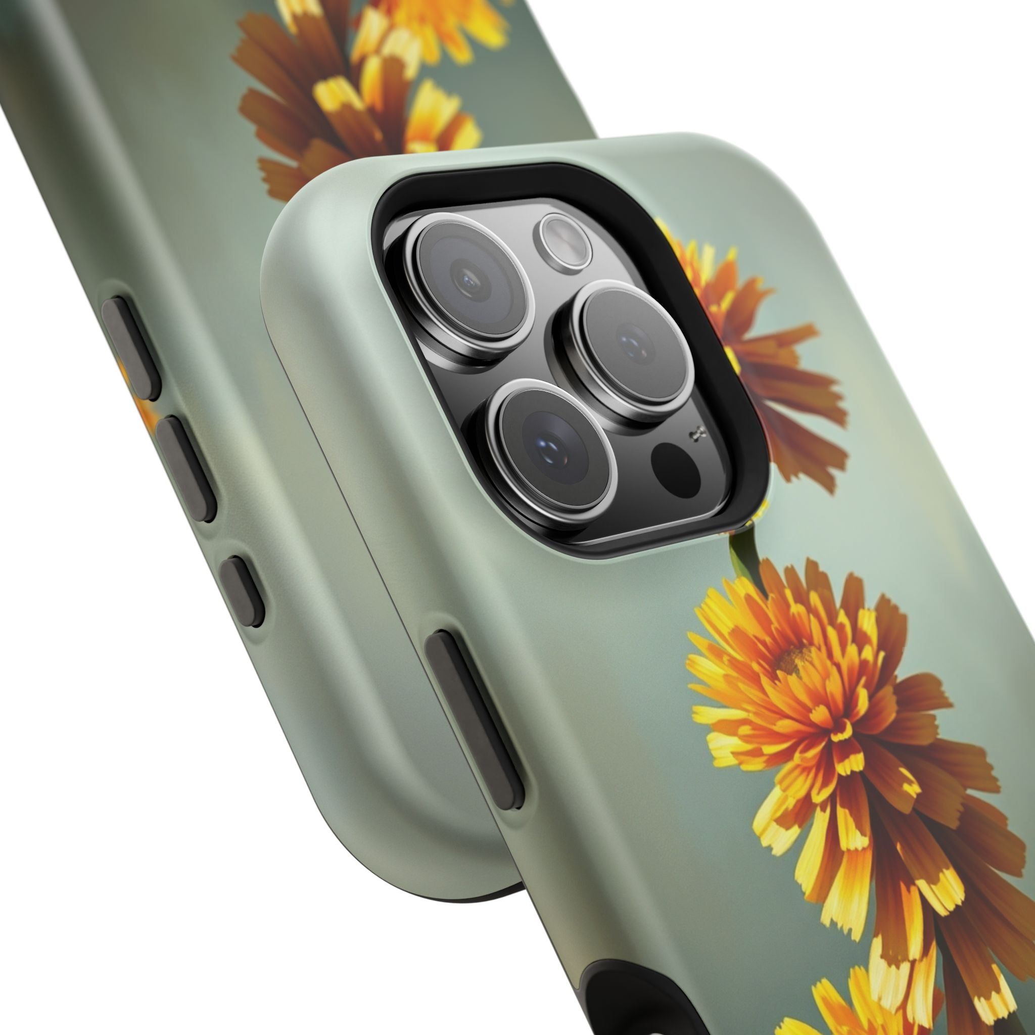 iPhone Ranunculus Stack Electric Art Slim Everyday Designer Case · iPhone Case