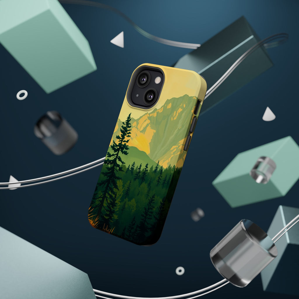 iPhone Pine Ridge Oil Painting Impressionist Slim iPhone Everyday · iPhone Case