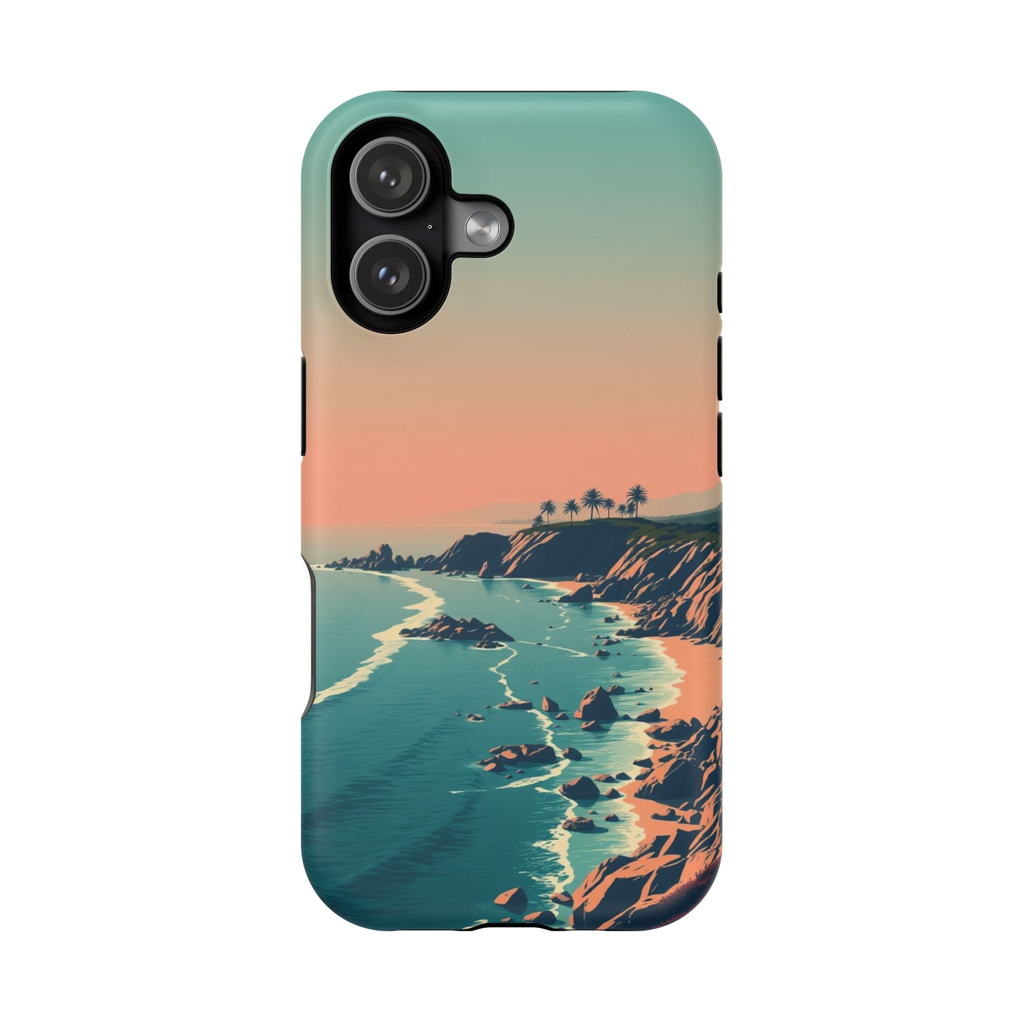 iPhone Radiant Pebble Beach Design Bold Modern Everyday Snap Case · iPhone Case