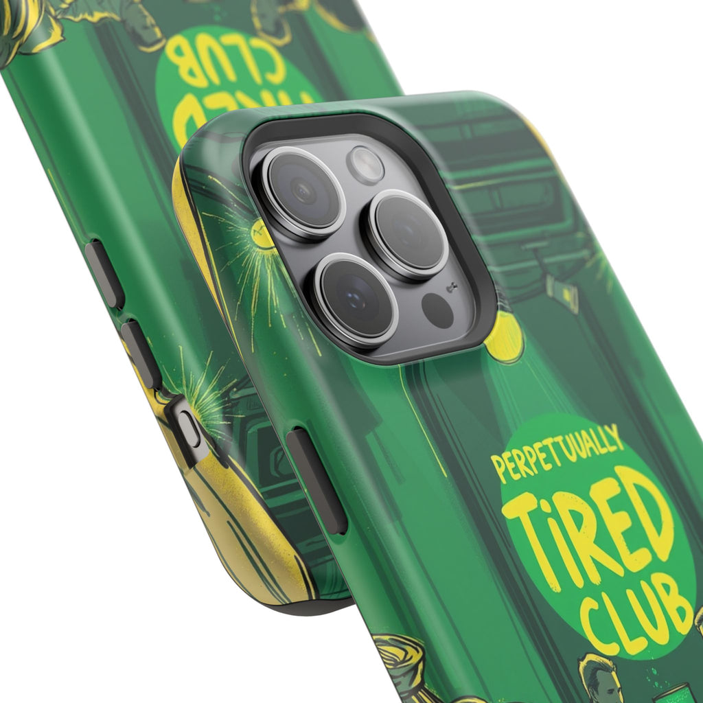 iPhone Radiant Perpetually Tired Club Design Slim Everyday Designer Case · iPhon