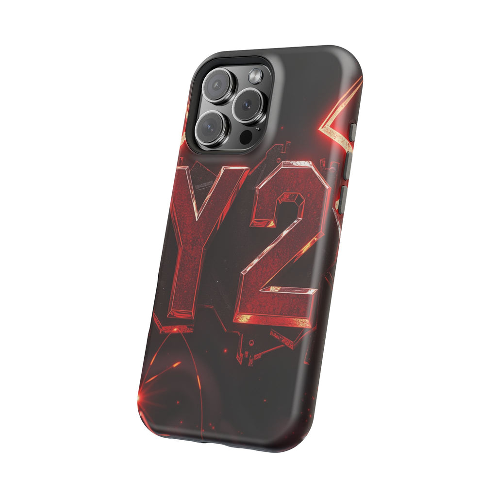 iPhone Y2K Holographic Bold Art Slim Everyday Designer Case · iPhone Case