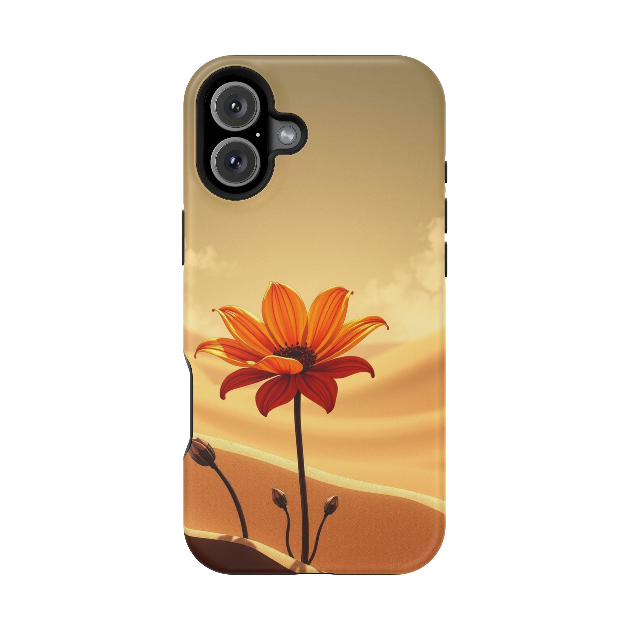 iPhone Neon Floral Dark Gothic Ink Bold Modern Everyday Snap Case · iPhone Case