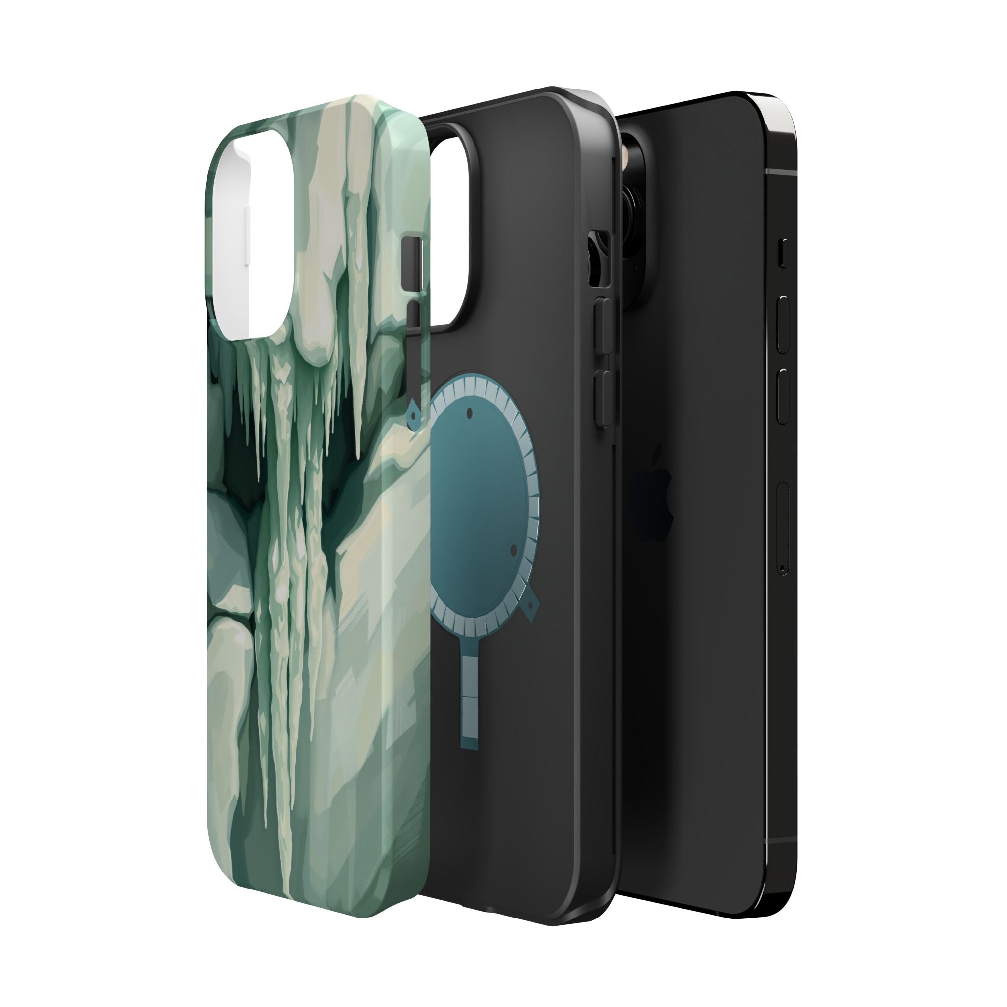 iPhone Earthy Icicle Formation Design Slim Everyday Designer Case · iPhone Case