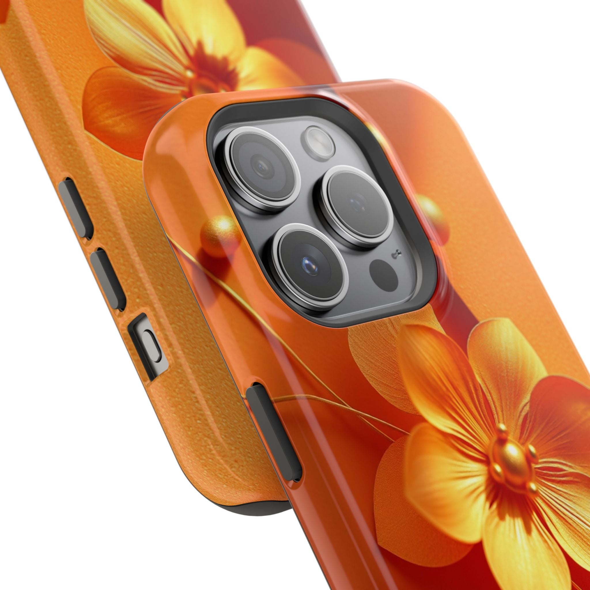 iPhone Floral Geometric Gold Foil Luxury Slim Everyday iPhone Designer · iPhone