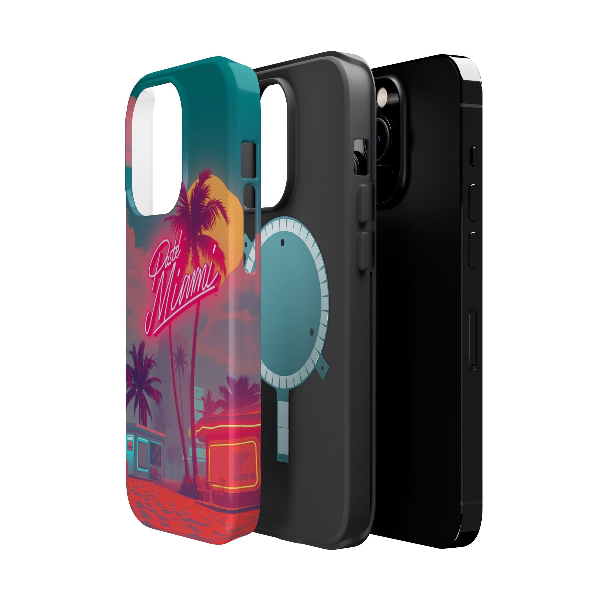 iPhone 1980s Pastel Miami Enchanted Art Slim Everyday Designer Case · iPhone Cas