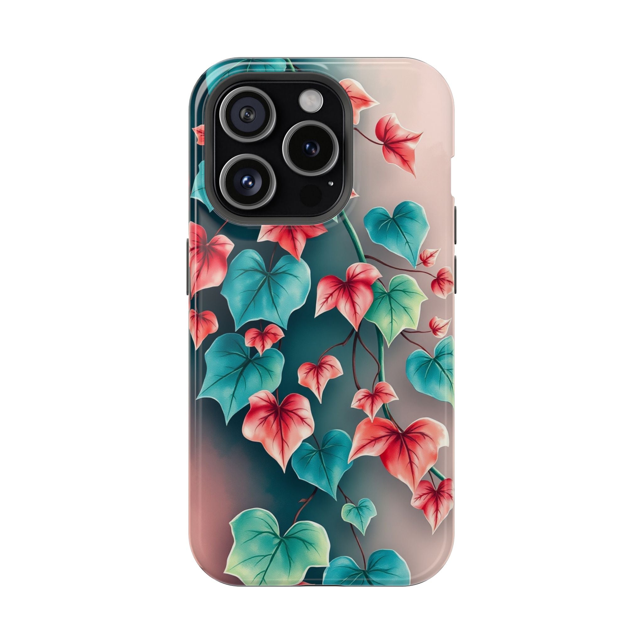 iPhone Art Nouveau Vine Teal And Coral Slim Snap Case · iPhone Case